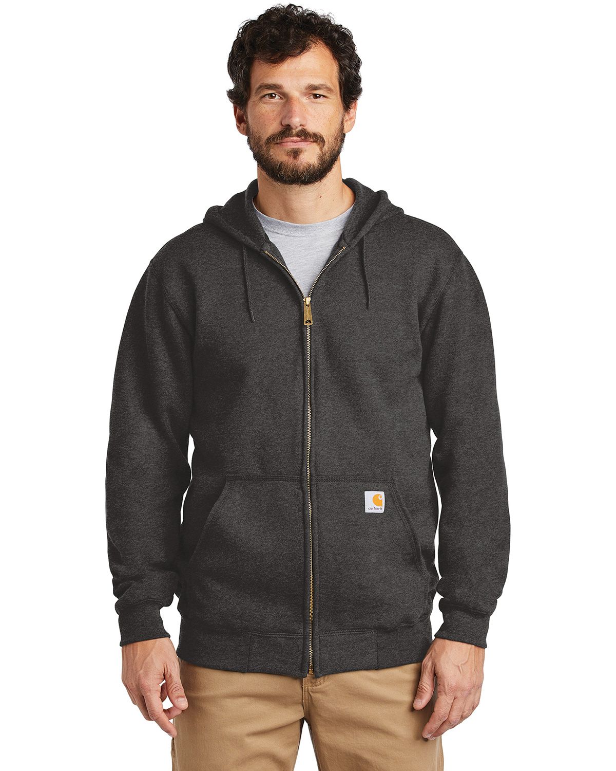 Carhartt CTK122 | Carhartt CTK122 Men's Midweight Hooded Zip-Front  Sweatshirt