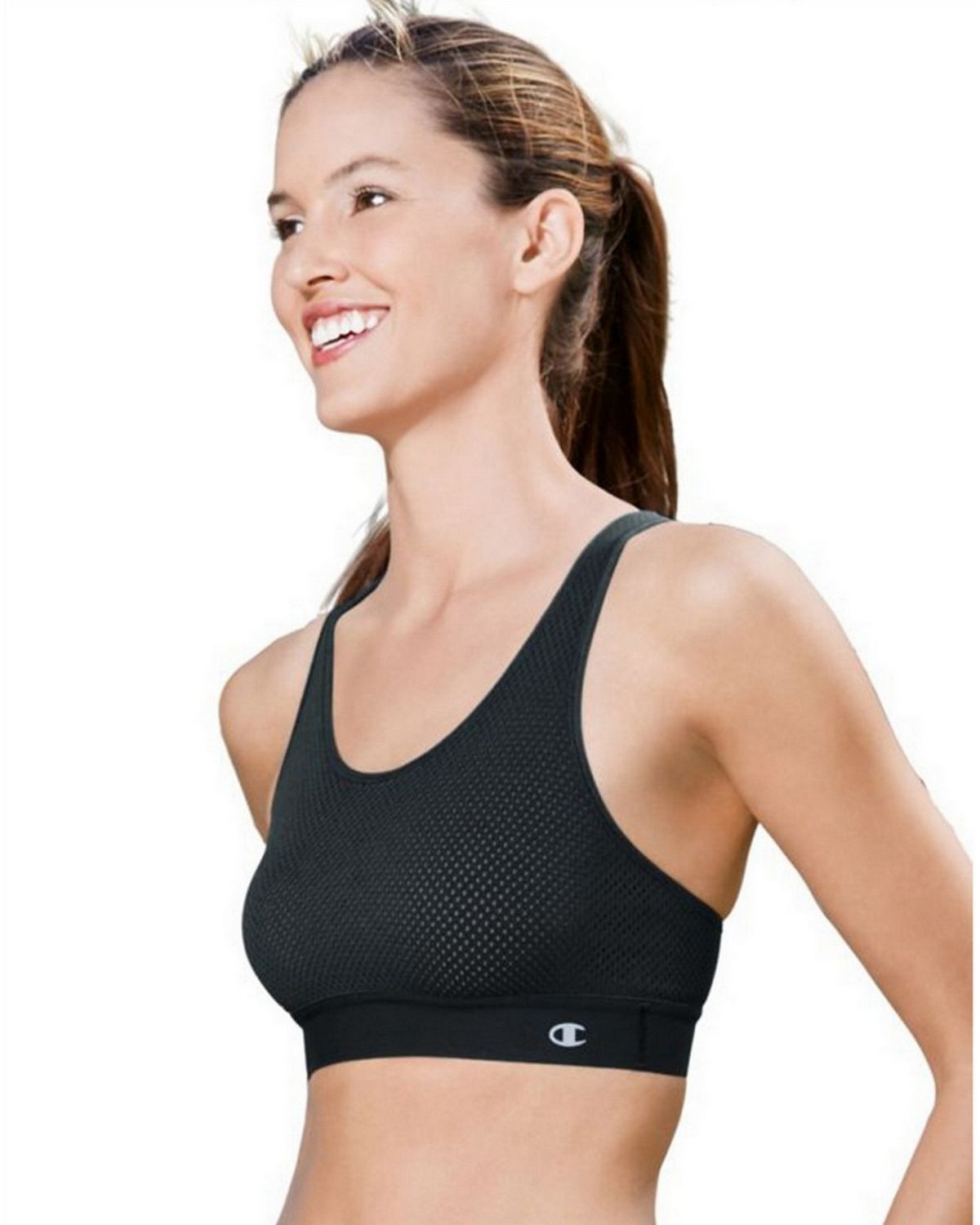 Champion B0126 Women s Mesh Freedom Racerback Sports Bra