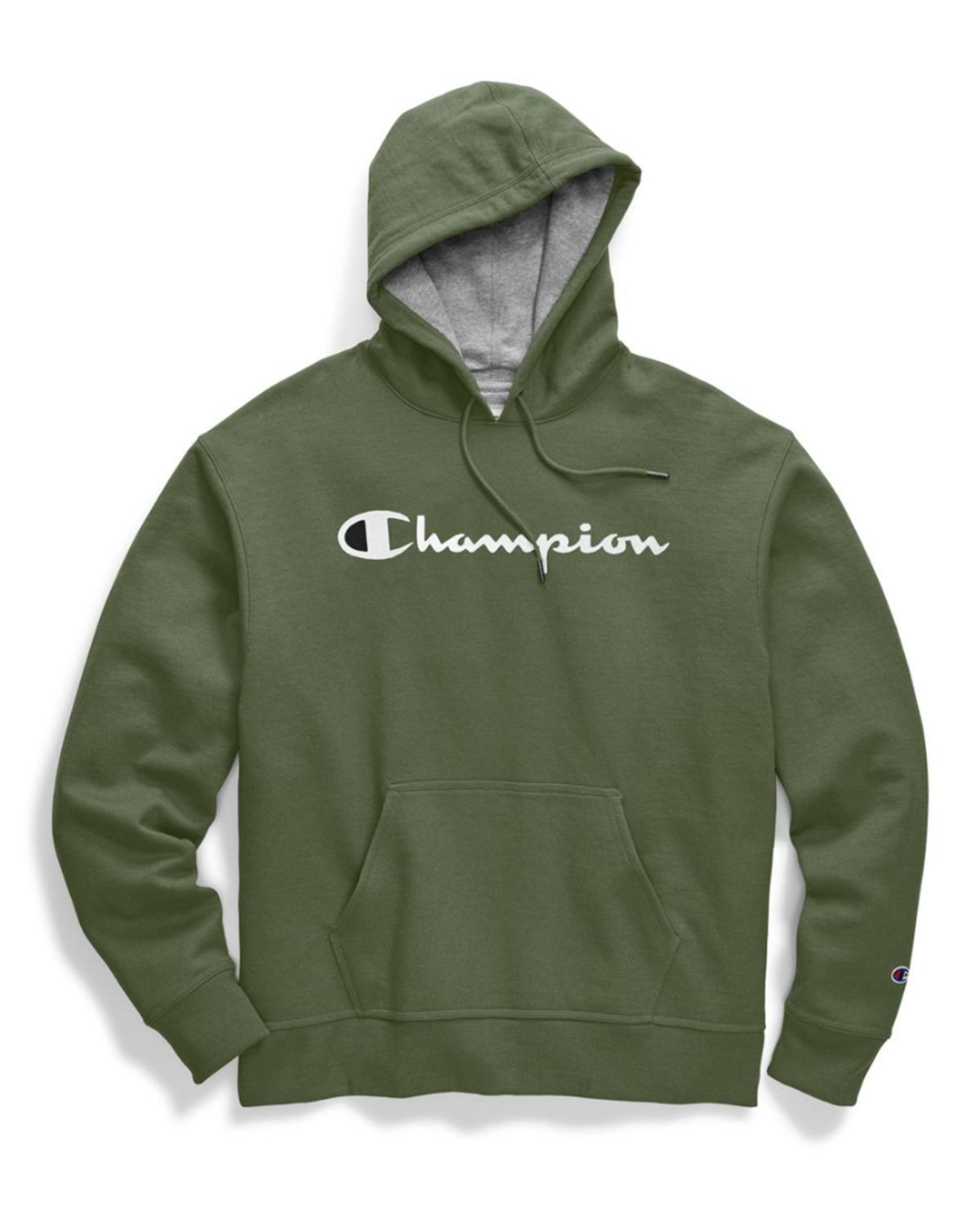 Champion GF89H Y07718 Champion GF89H Y07718 Men s Powerblend Fleece Pullover Hoodie Script Logo