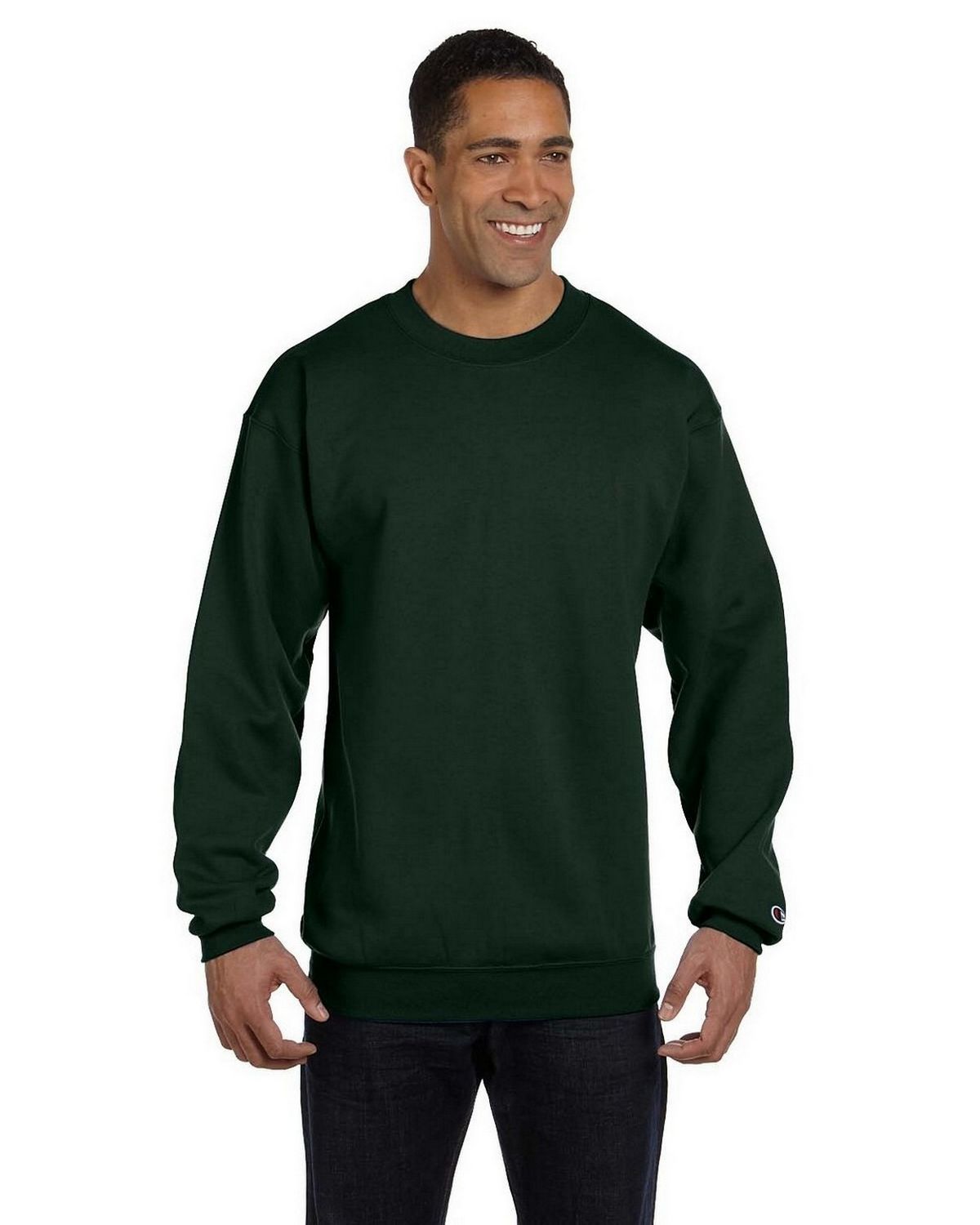 Champion S600 Eco Crewneck Sweatshirt Dark Green S