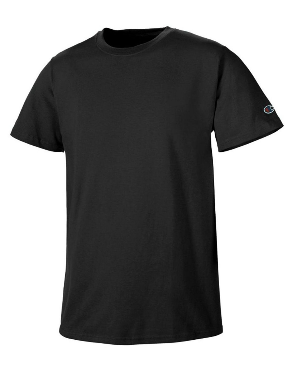 Plain black champion store shirt