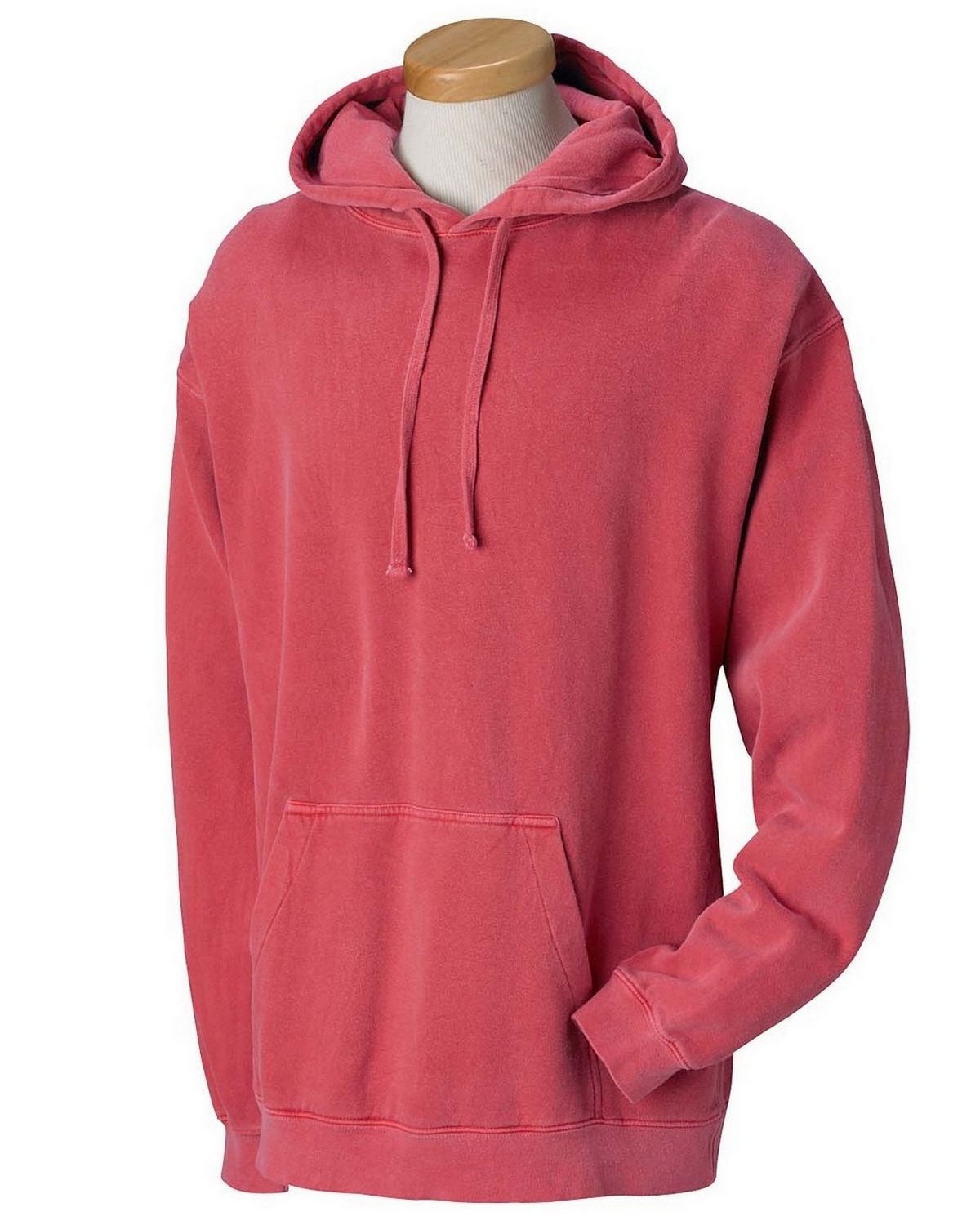 Comfort Colors Navy Garment Dyed School Seal Hooded Sweatshirt