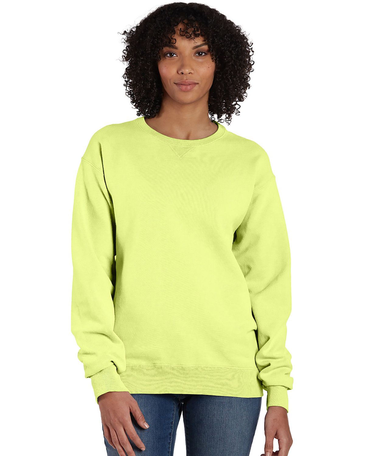 ComfortWash by Hanes GDH400 80/20 Crewneck Unisex Sweatshirt