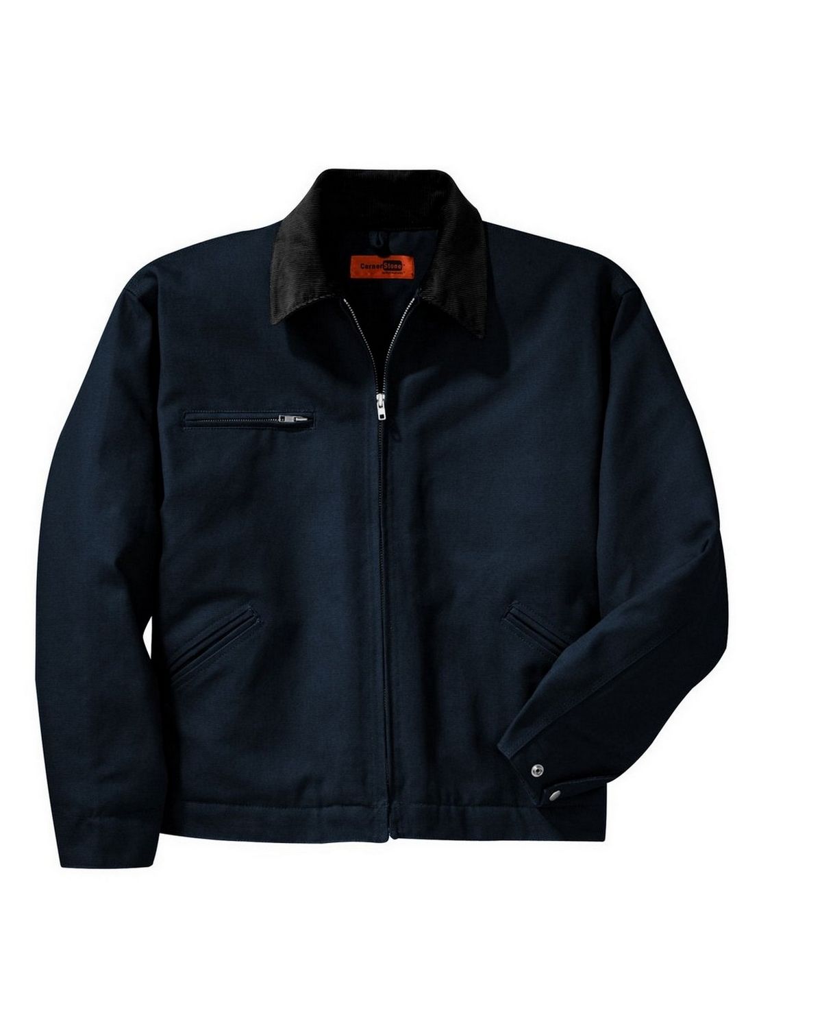 Cornerstone J763 Duck Cloth Work Jacket Navy Black XL