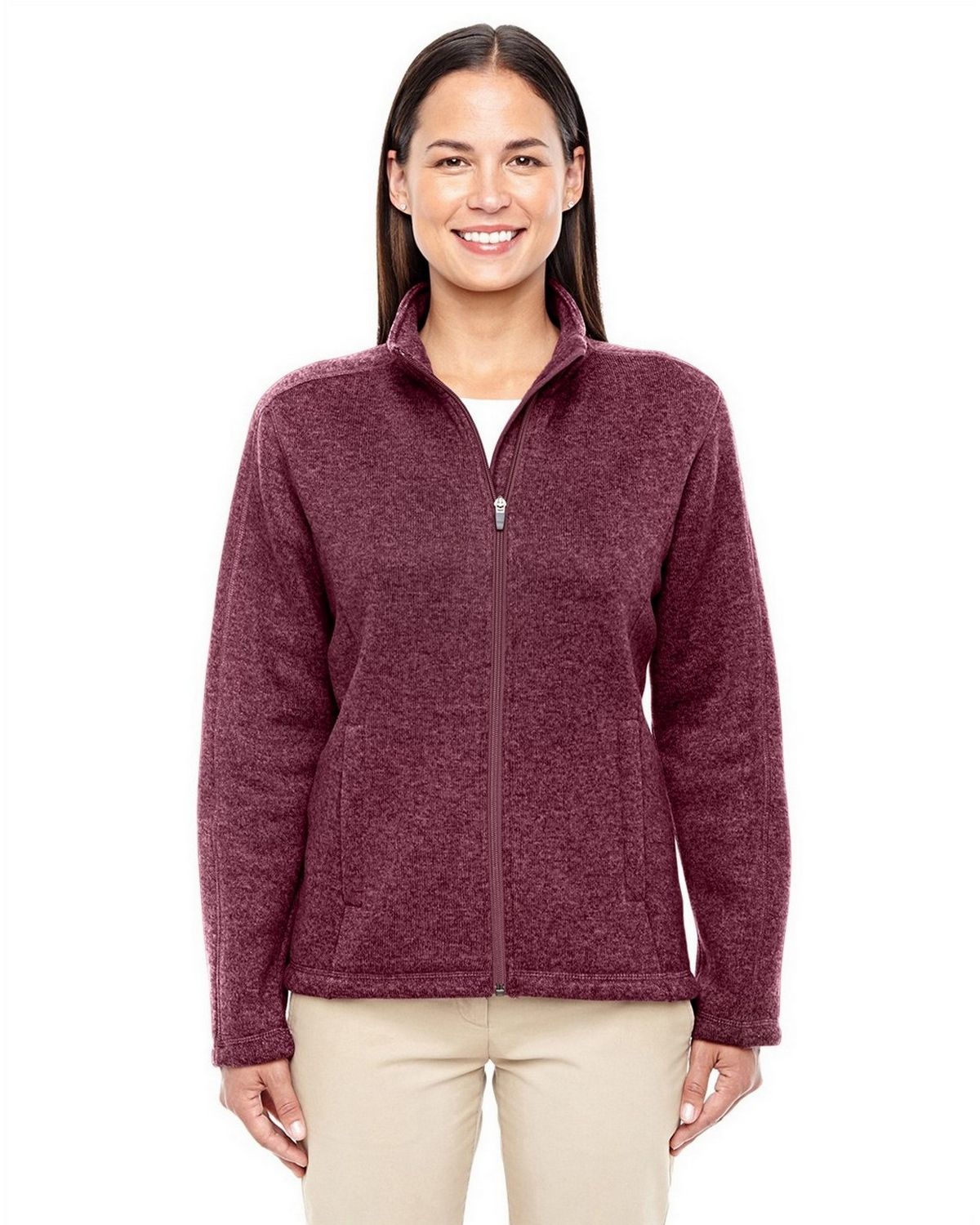 Devon Jones DG793W Devon Jones DG793W Women s Bristol Full Zip Sweater Fleece Jacket