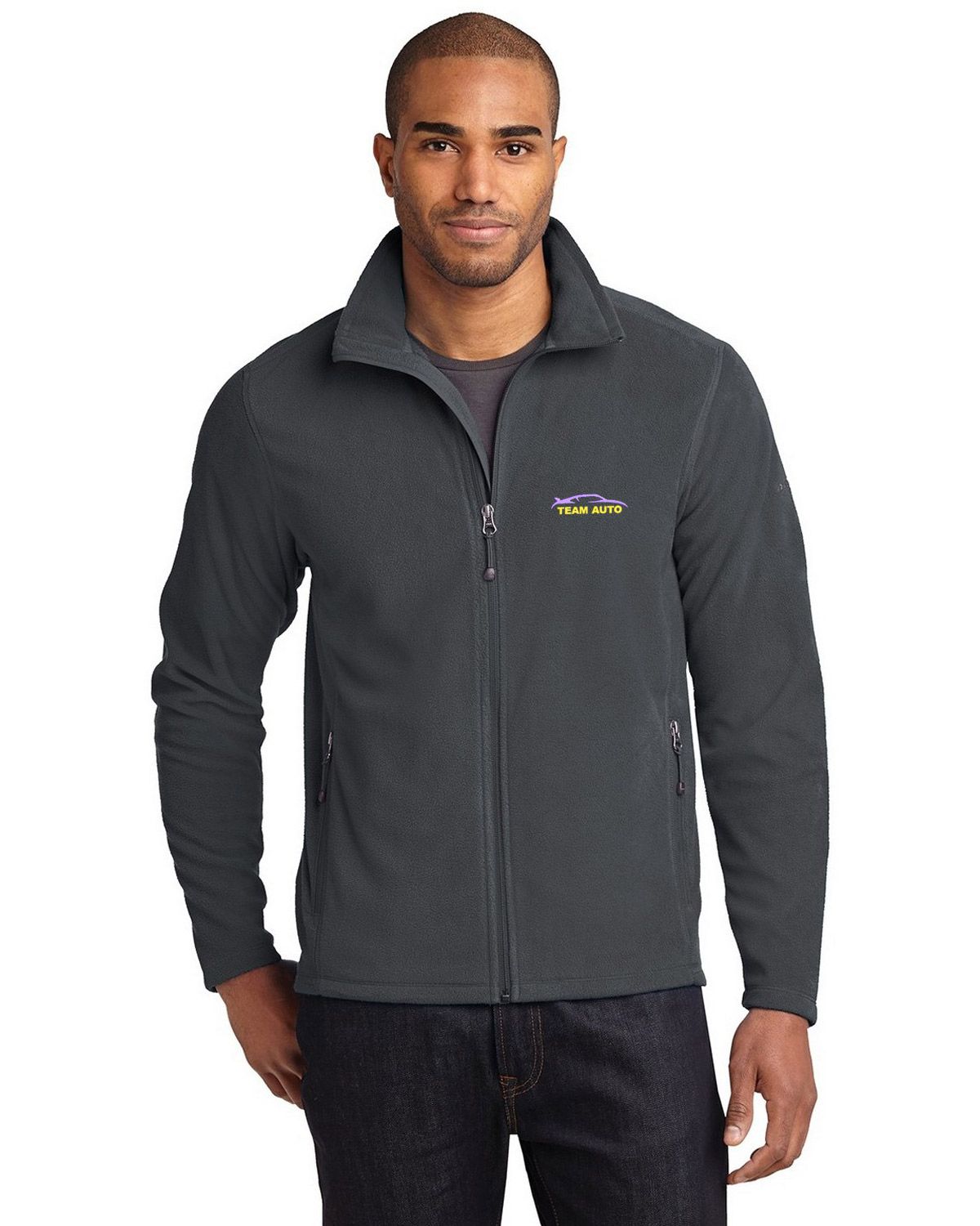 Eddie Bauer EB224 Men's Full Zip Microfleece Jacket