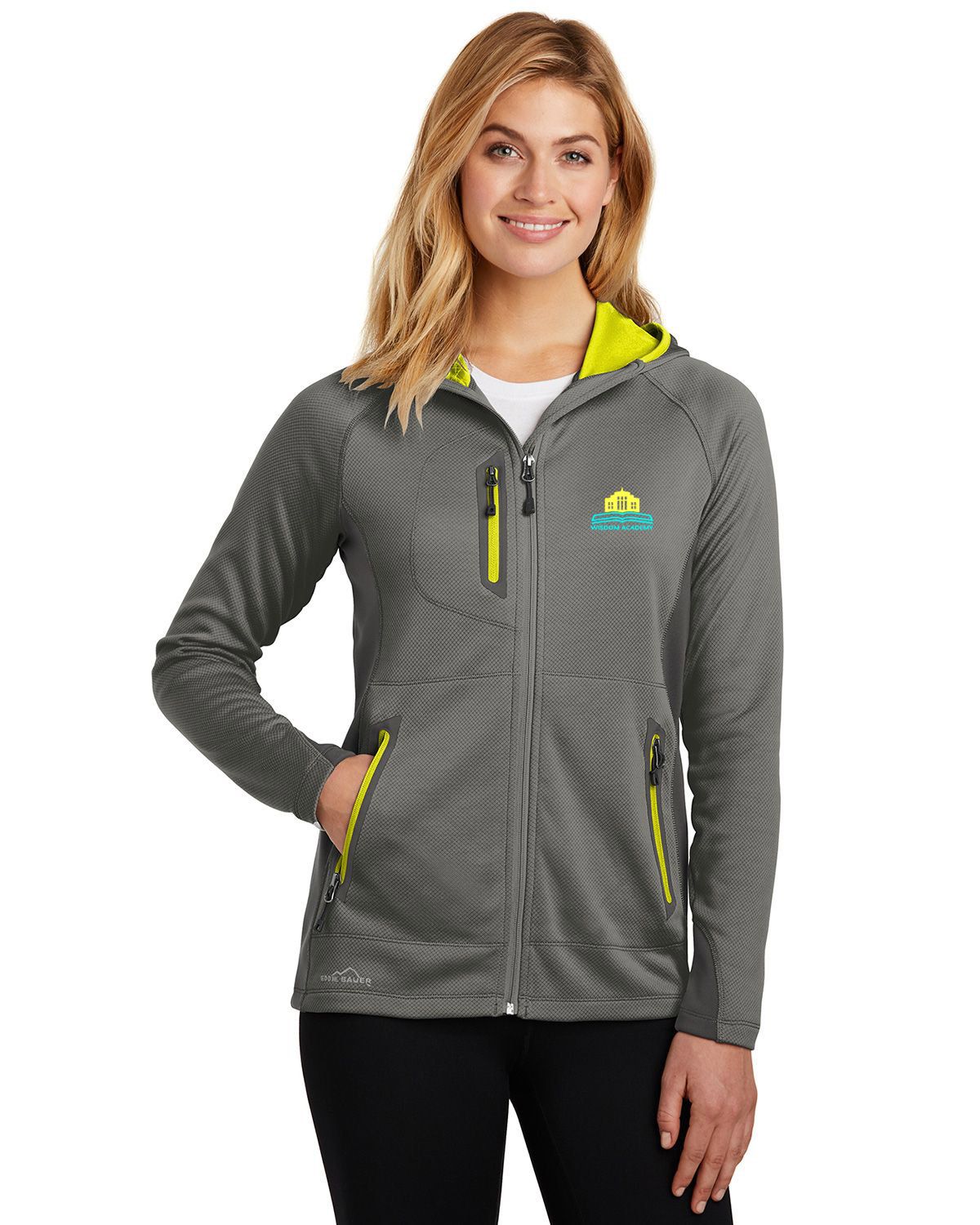Eddie Bauer EB245 Women's Sport Hooded Full-Zip Fleece Jacket