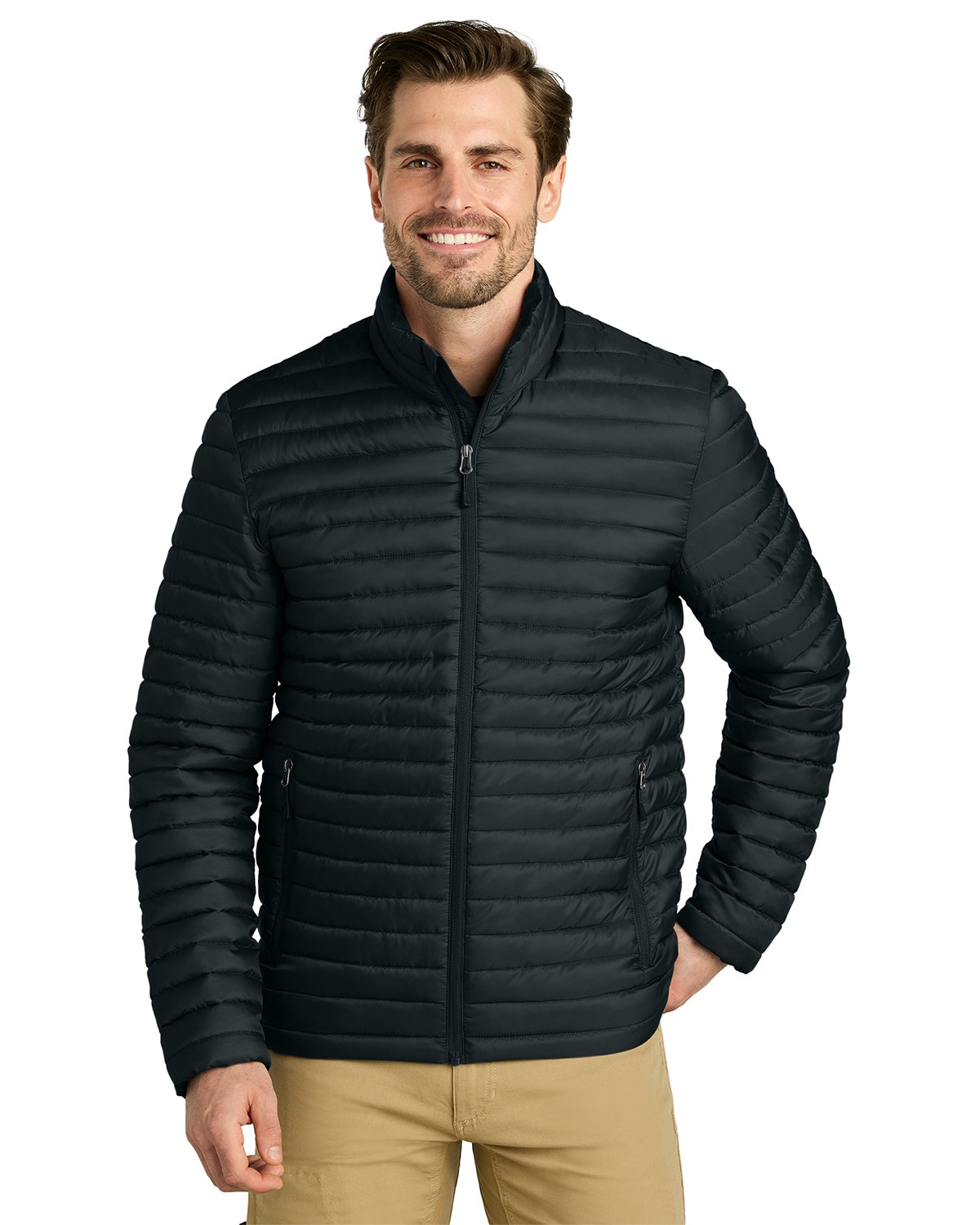 Eddie Bauer EB514 Men's Packable Quilted Full-Zip Jacket