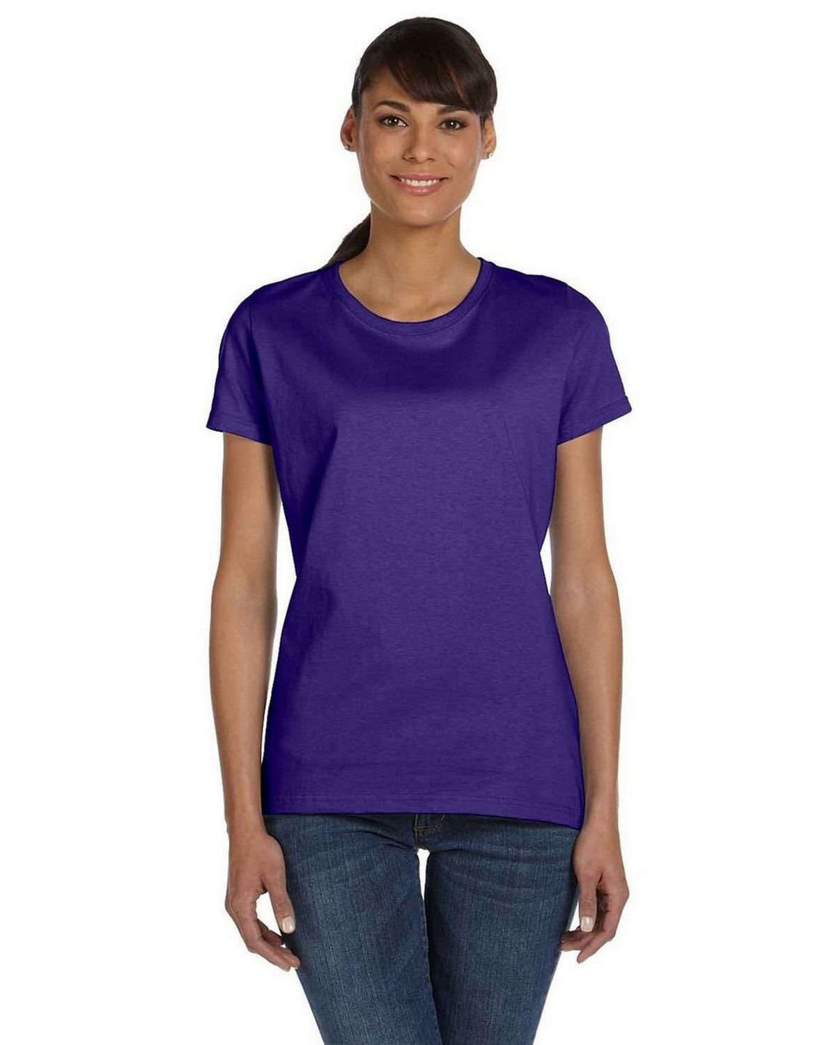 Fruit of the Loom Maglietta da donna in cotone HD, 141,7 g
