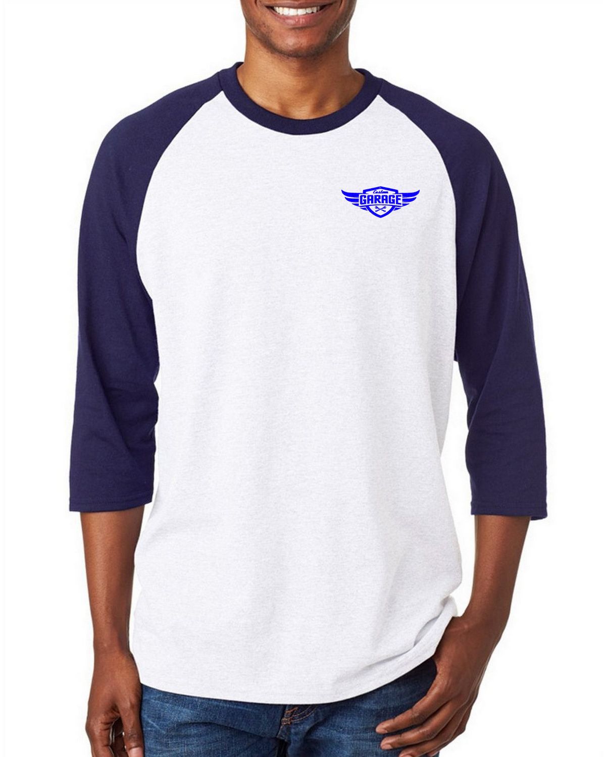 Gildan Heavy Cotton™ Raglan Three-Quarter Sleeve T-Shirt 5700(G570) -  Northernblanks Inc.