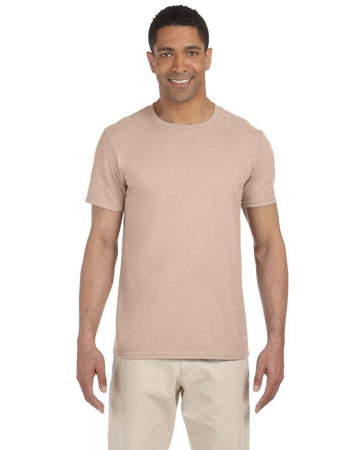 Gildan Softstyle - Playera De Algodón Para Hombre, Estilo G64000, Paquete Múltiple, Dark Heather - Estuche De 72, X-Large