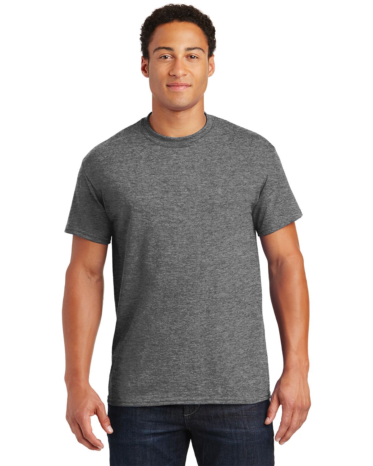 T-shirt Homme Gildan Marron Imprimé Graphique - 100% Coton - Taille L - Occasion