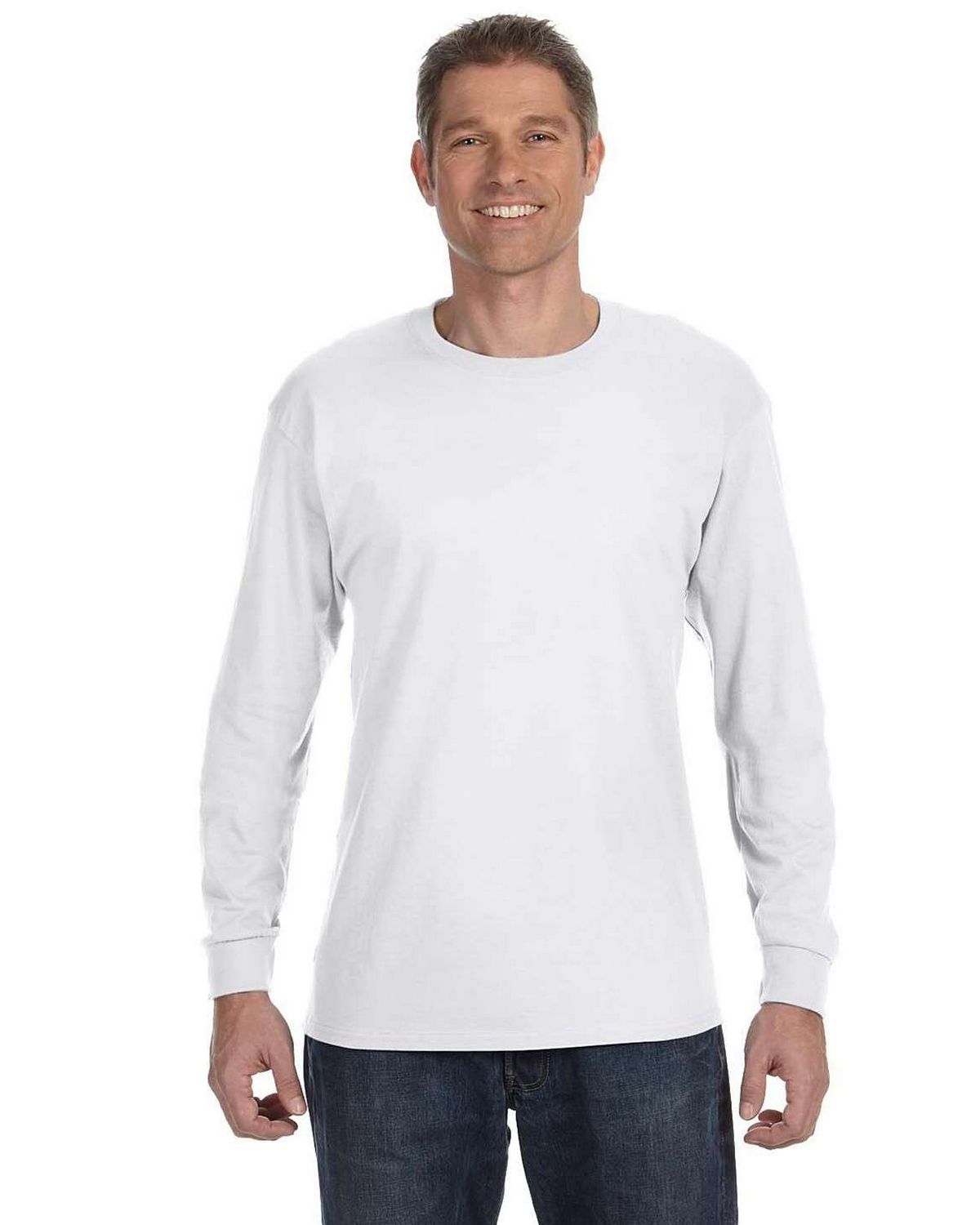 Gildan G2400 Maglietta Manica Lunga In Cotone Ultra - Adulti, 3XL, Confezione Multipla