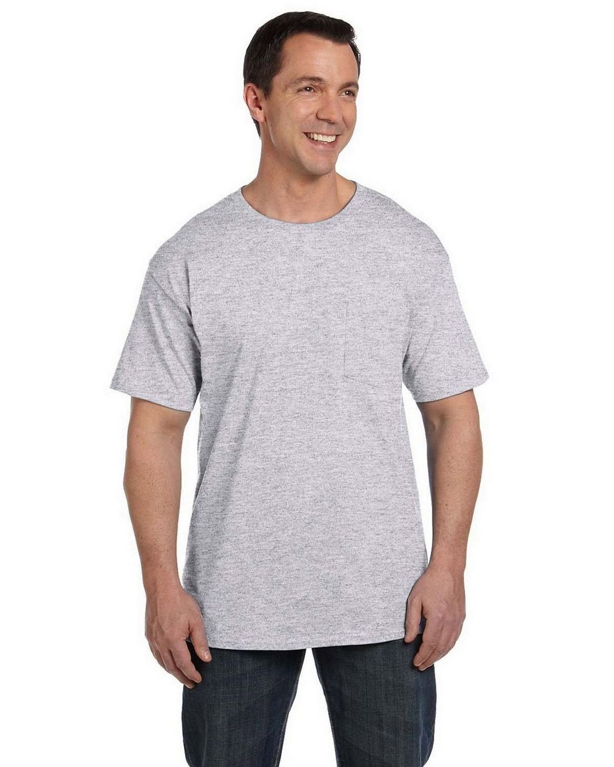 Hanes 5190P Men's Beefy-T® Pocket T-Shirt