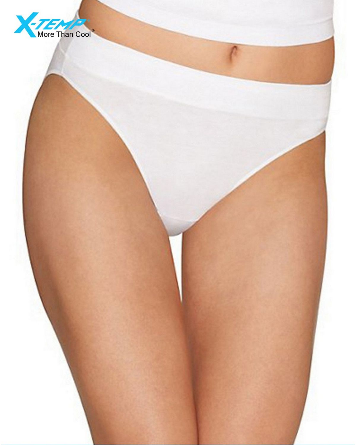 Hanes CC43AS Womens Constant Comfort X-Temp Hi-Cut Panties 3-Pack