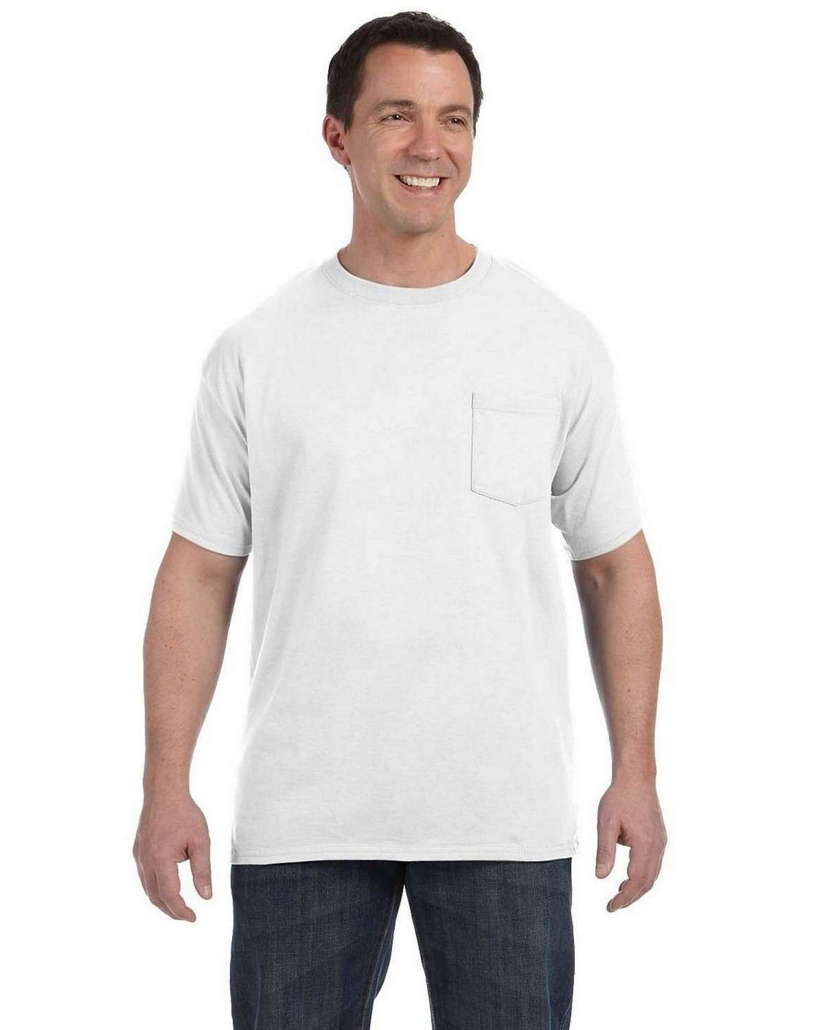 Hanes H5590 Hanes H5590 Men s Tagless Pocket T Shirt