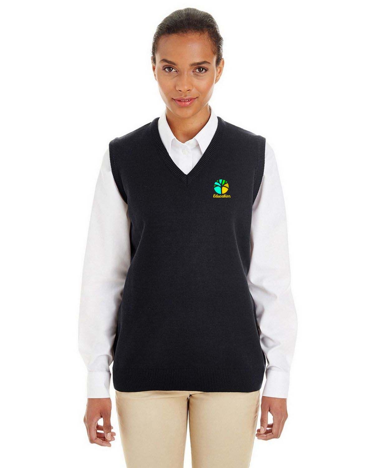 Arnsht Women's V Neck Sweater Vest Sleeveless Ribbed Knit Pullover Soft Comfortable Uniform Classic Basic Tank Tops Gray Xxl