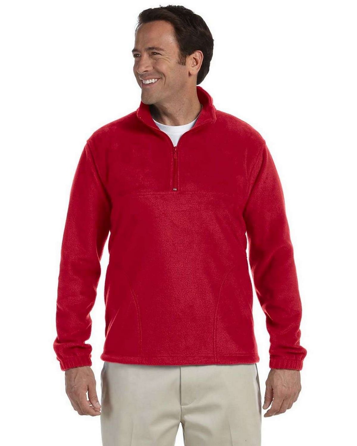 Harriton Men's 8 oz. Full-Zip Fleece - CHARCOAL - S M990-simple at   Men's Clothing store: Fleece Outerwear Jackets