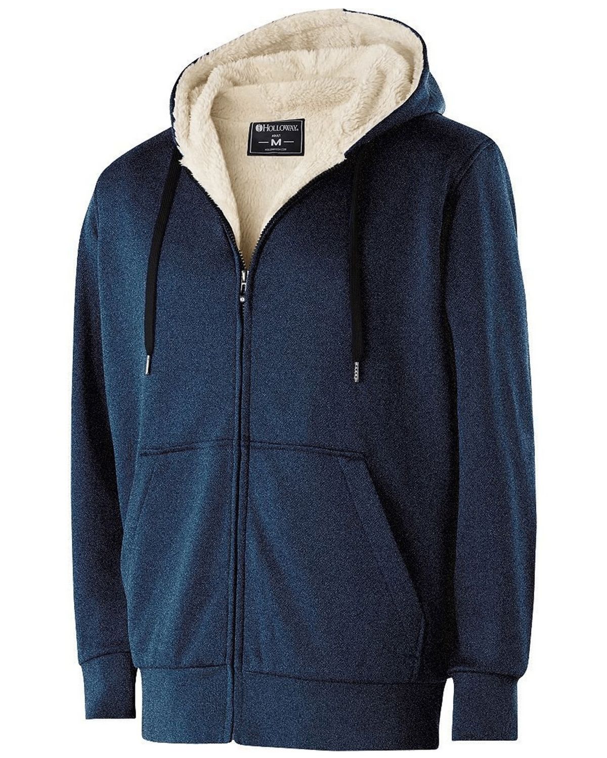 Holloway 229174 Adult Polyester Fleece Full Zip Artillery Sherpa