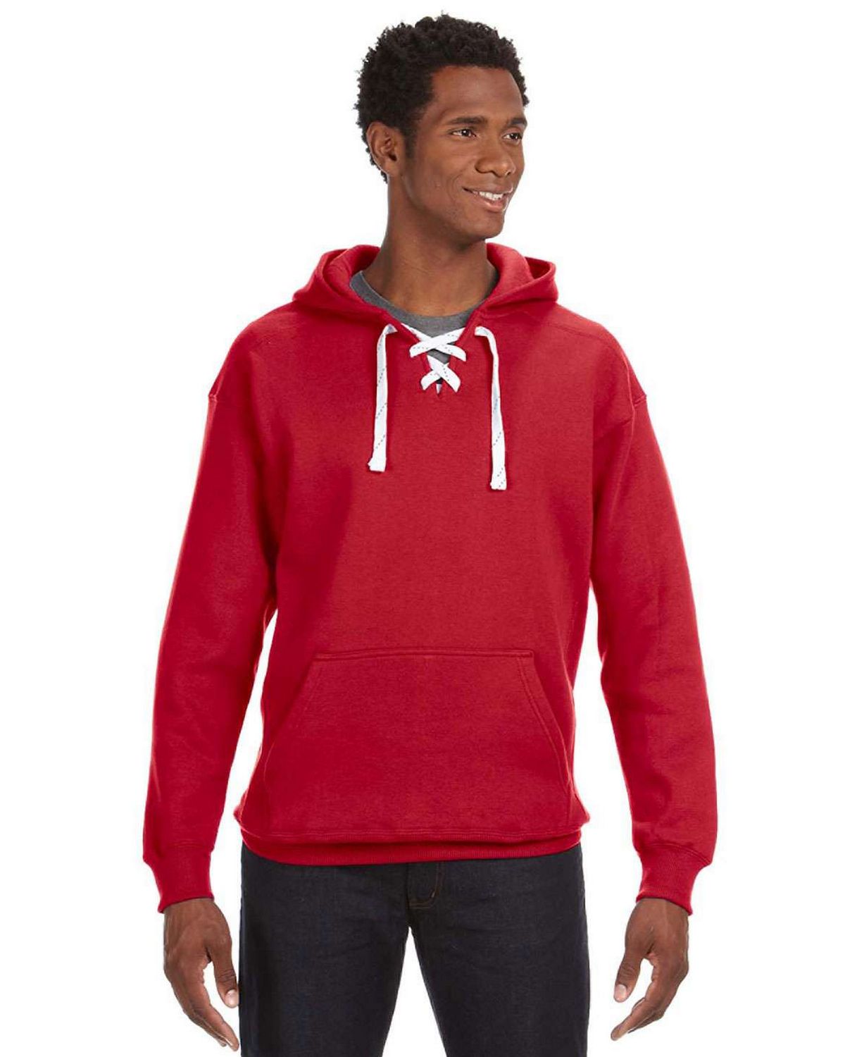 J America J8830 J America J8830 Men s Hockey Hood SweatShirt