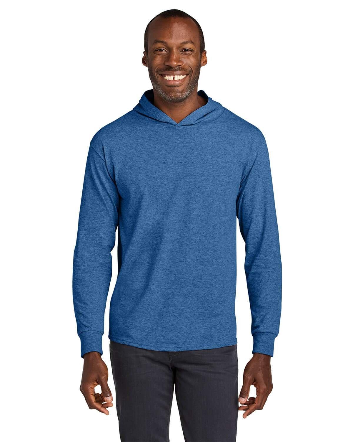 Jerzees 363LH Unisex Classics Cotton Long Sleeve Hooded T-Shirt