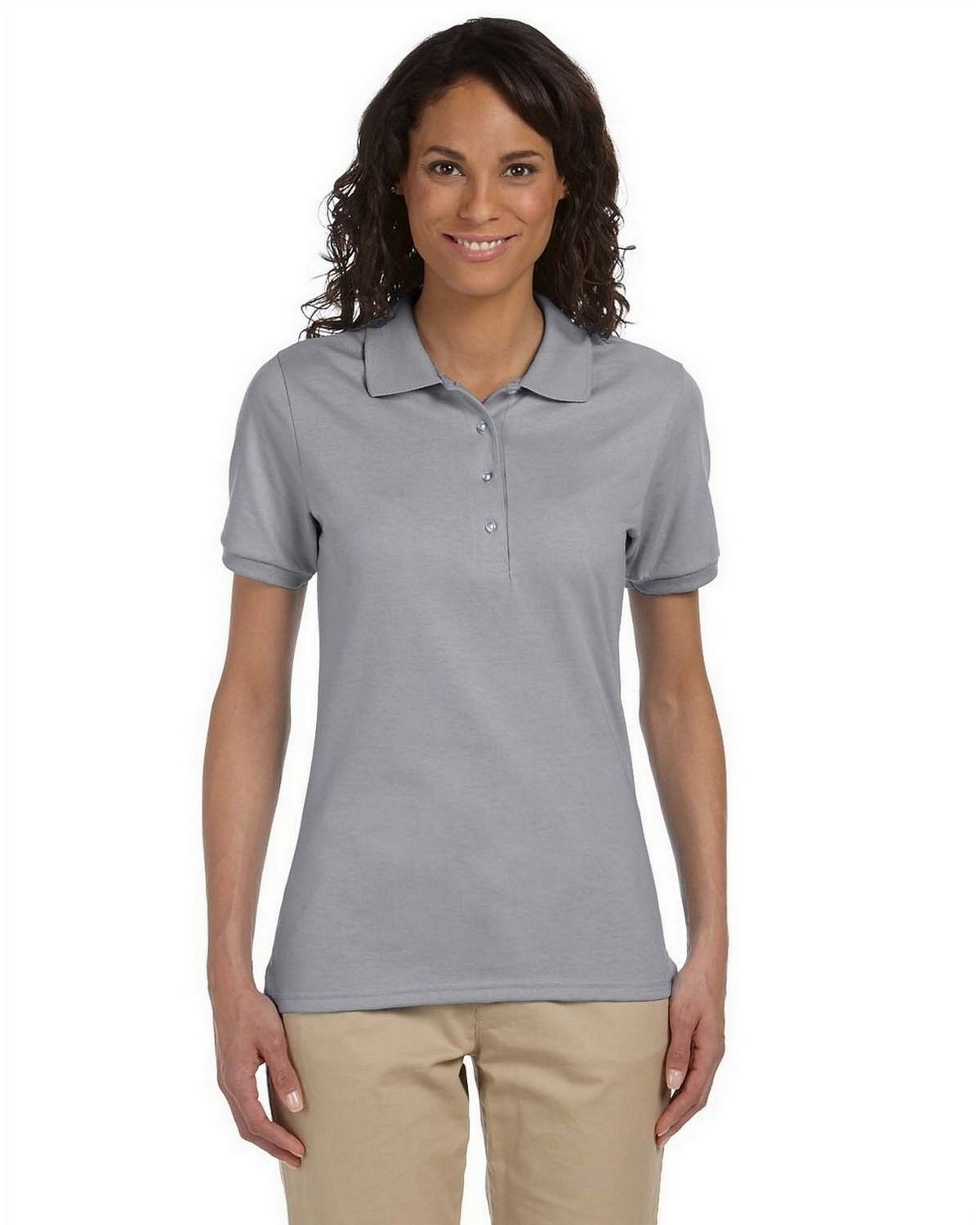 Custom jerzees 437w women's jersey polo with spotshield