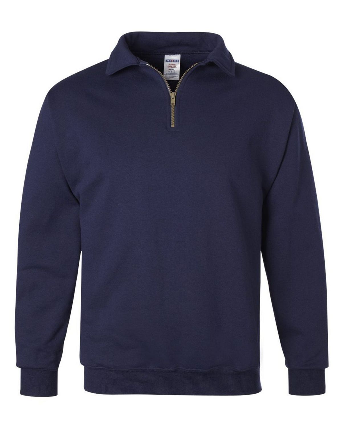 Jerzees 4528MR Unisex Super Sweats NuBlend Quarter-Zip Cadet