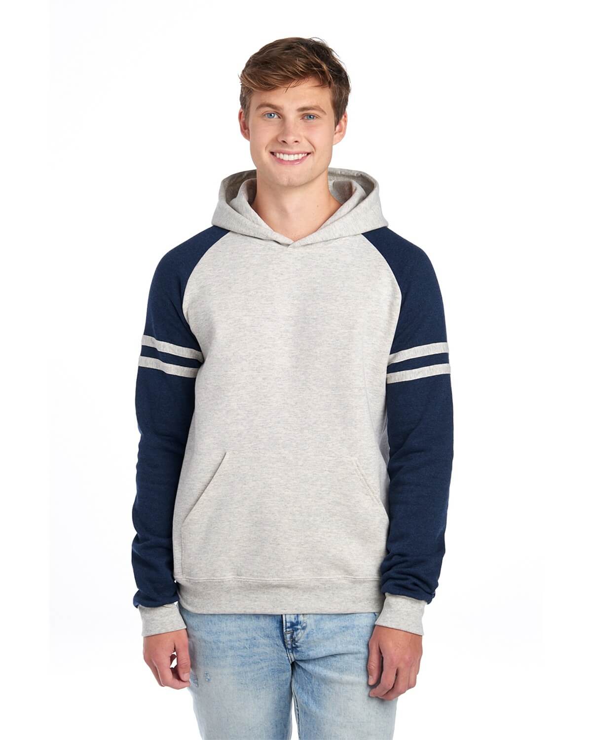 Jerzees 97C Unisex NuBlend Varsity Hooded Sweatshirt