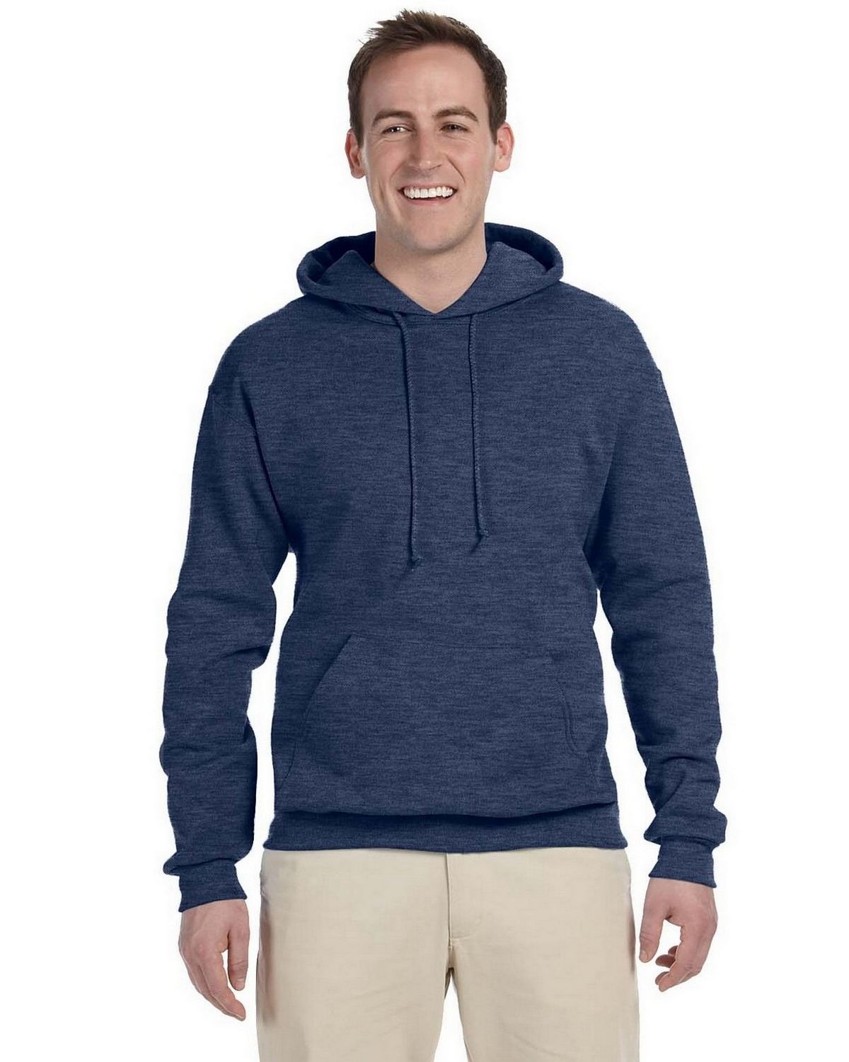 Custom jerzees 996 unisex nublend fleece pullover hooded sweatshirt