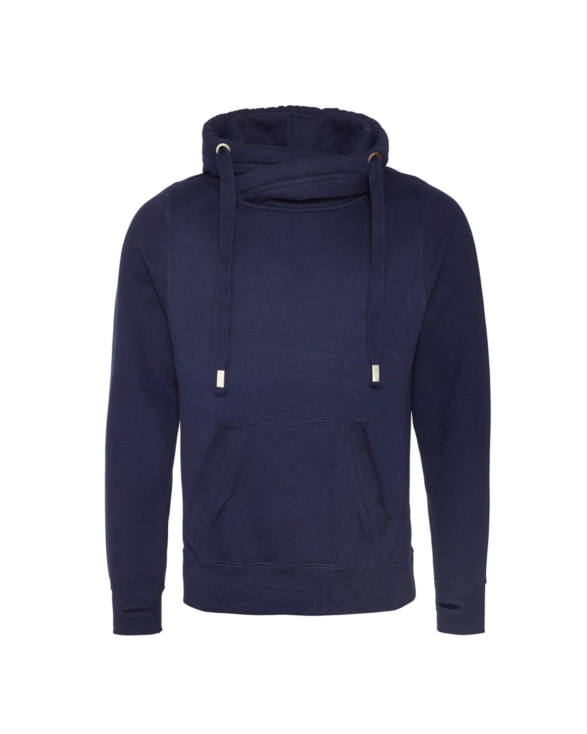 EZKATON正規品★23AW★Divide Neck-Up Brushed Hoodie ZHUZHAO Y2k Skeleton Full Zip Up Hoodie Over Face Oversized