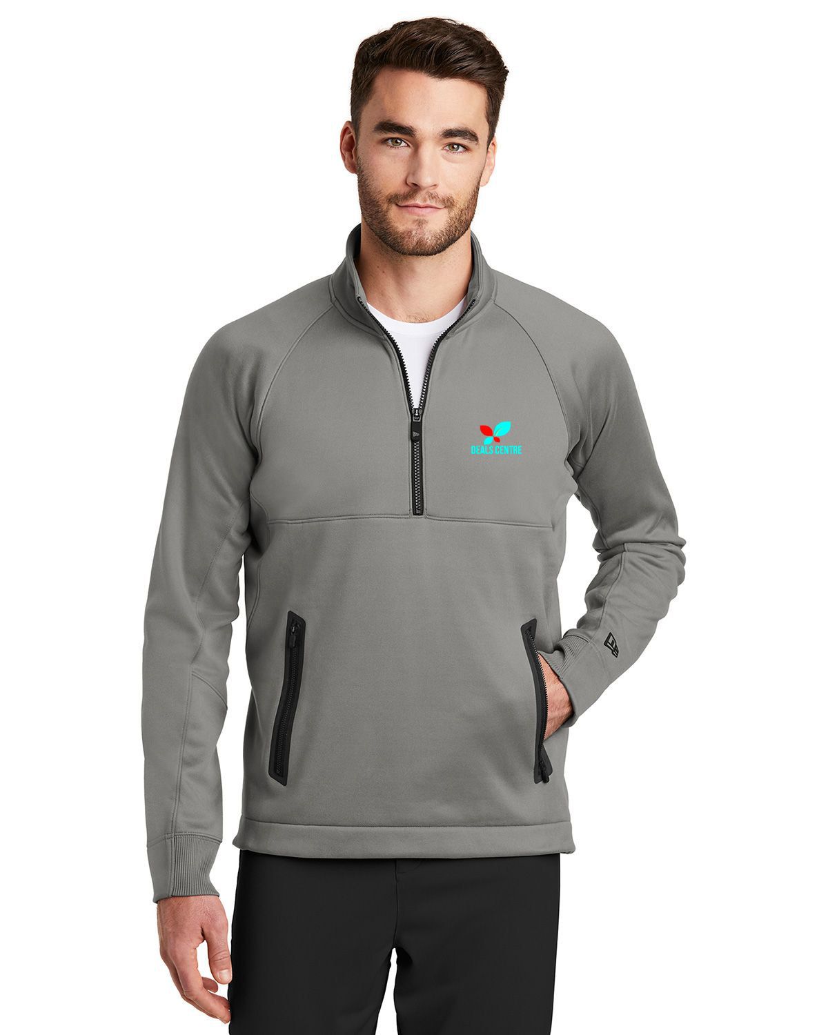 New Era NEA523 Men's Venue Fleece 1/4-Zip Pullover