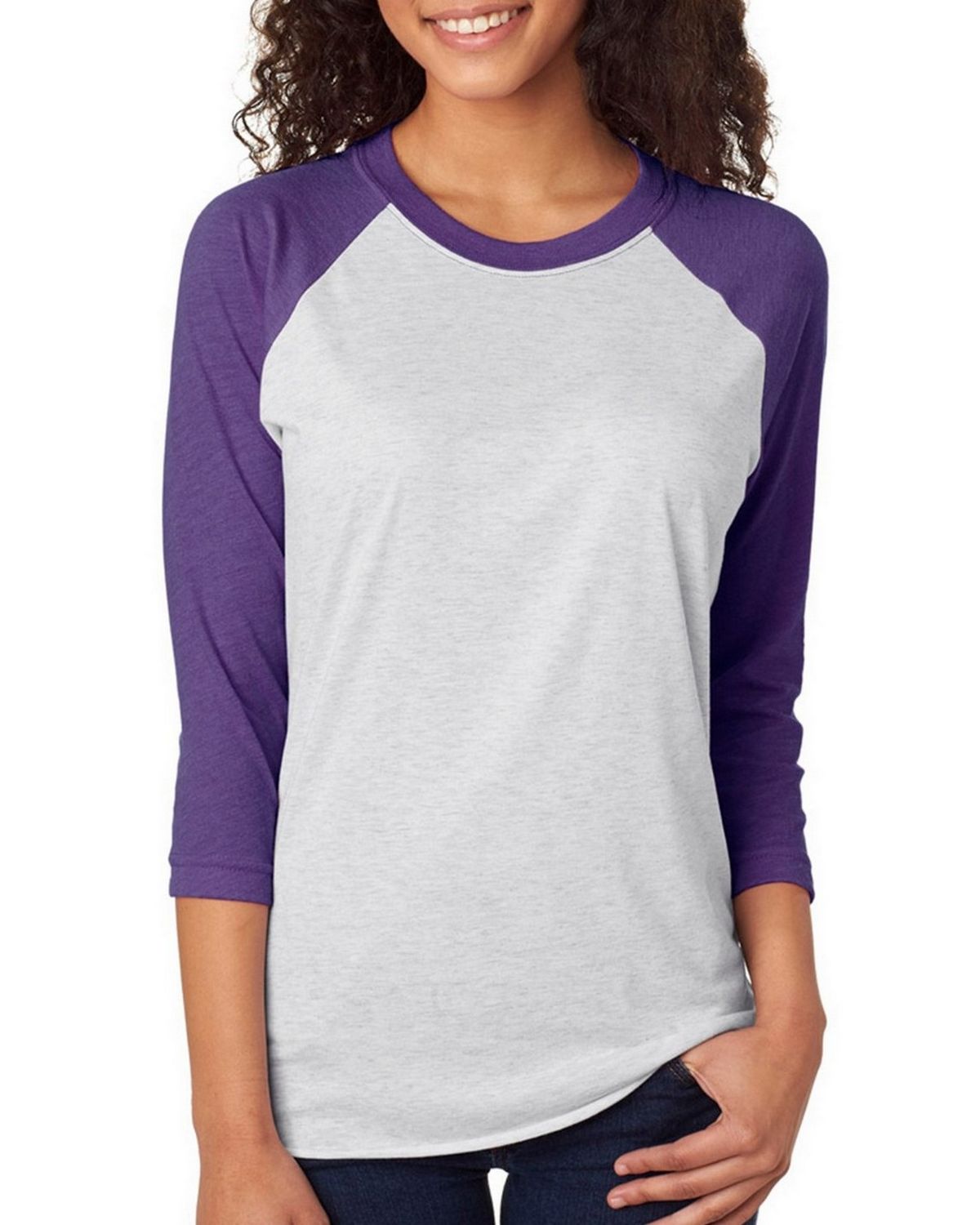 Next Level 6051 Triblend 3/4-Sleeve Raglan Unisex Tee