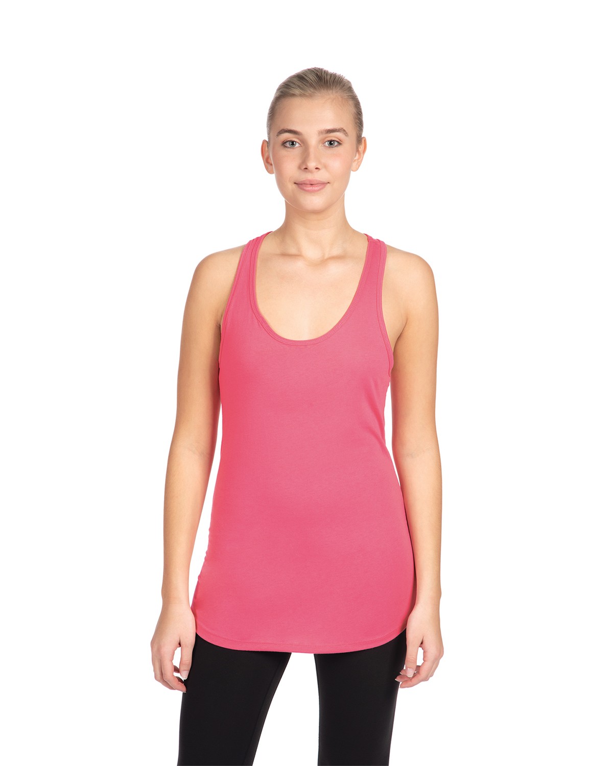 Next Level Apparel Women's Ideal Racerback Tank Top – Purple Mint, Soft 60% Cotton 40% Polyester Blend, XX-Large