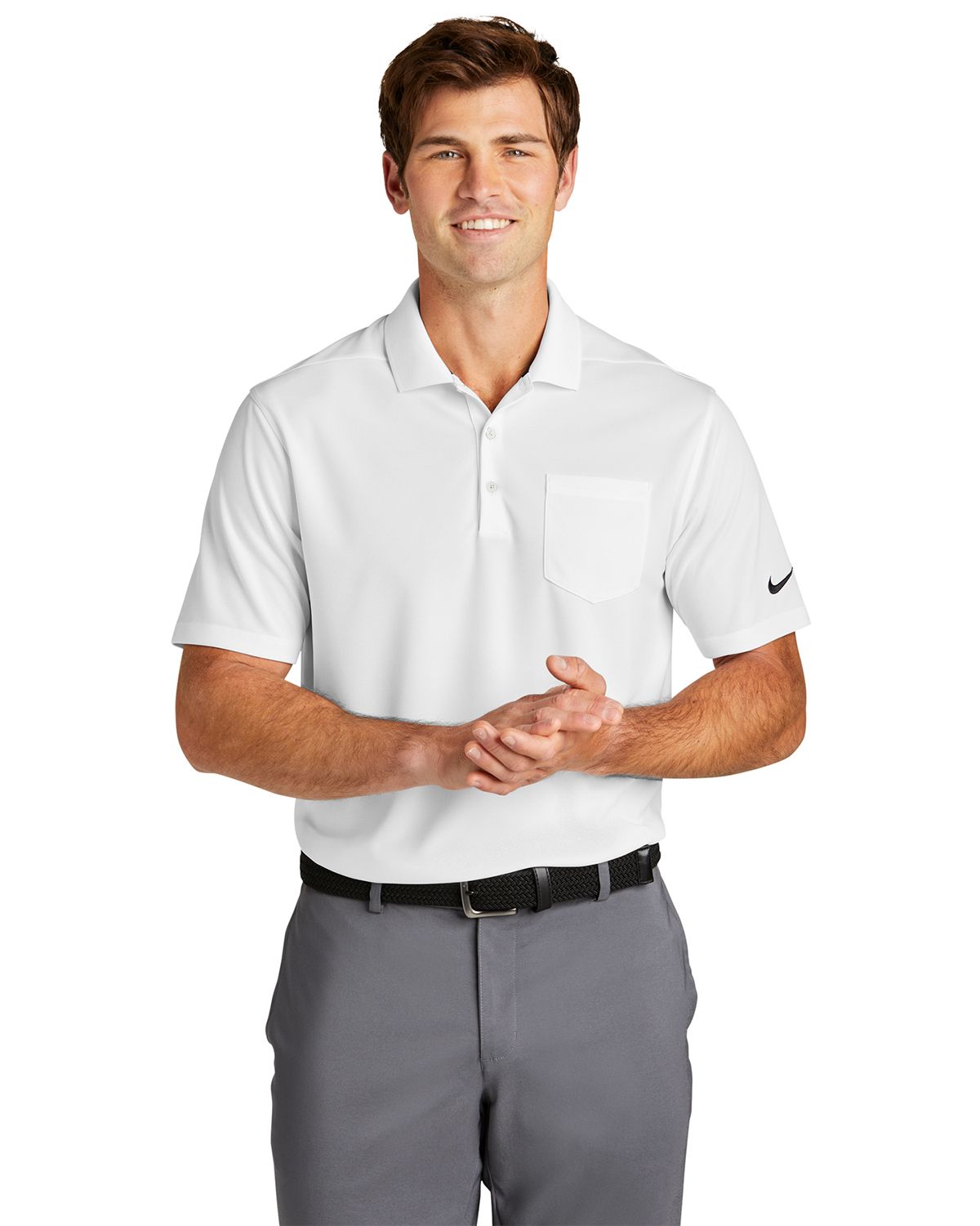 Nike golf shirt with pocket hotsell