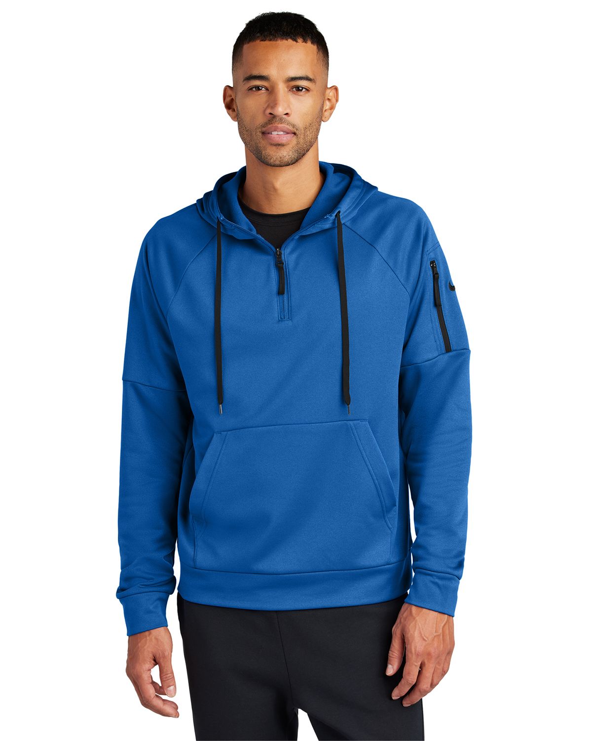 Nike Golf NKFD9742 Men's Therma-FIT Pocket 1/4-Zip Fleece Hoodie