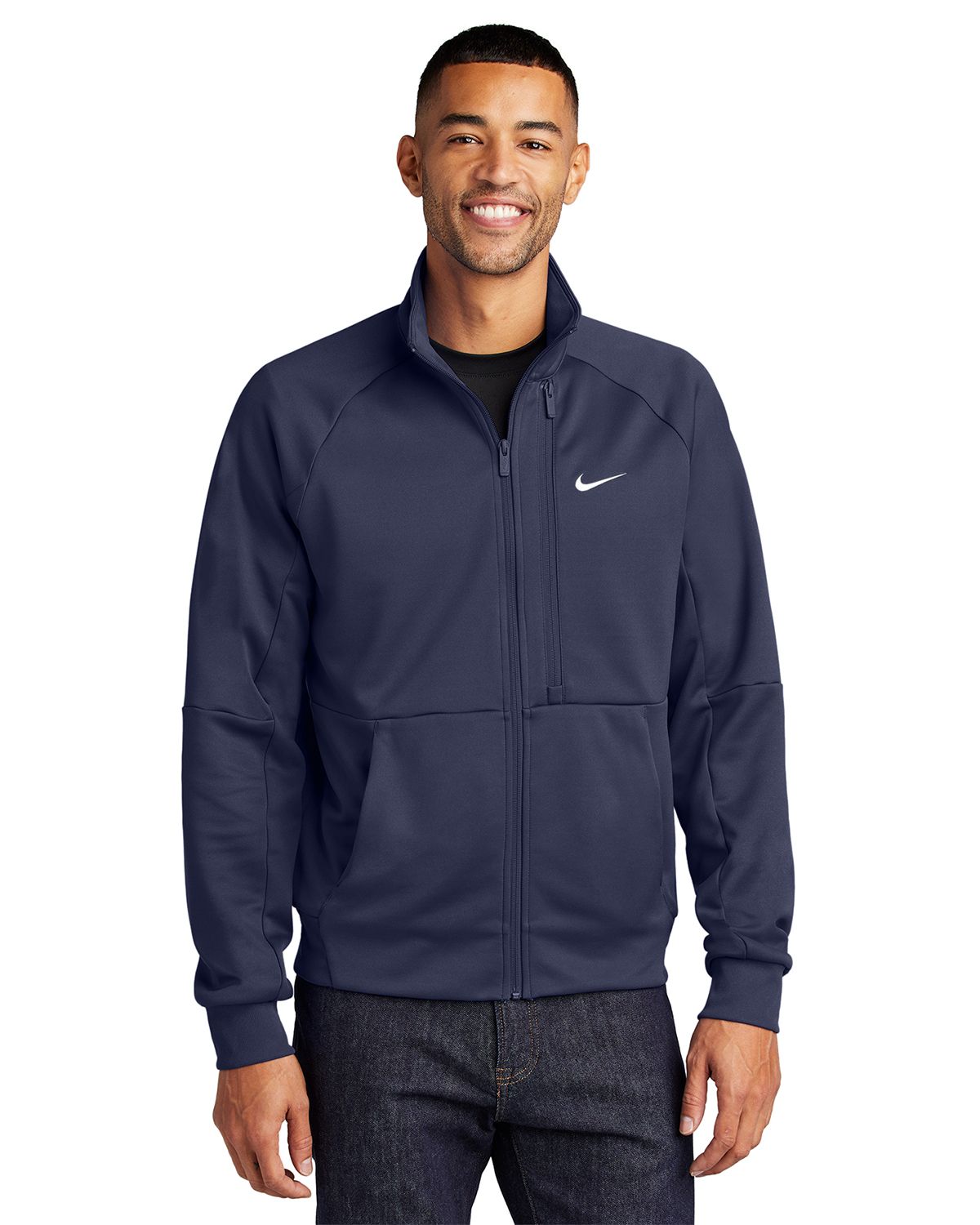Nike Golf NKFD9891 Men's Full-Zip Chest Swoosh Jacket