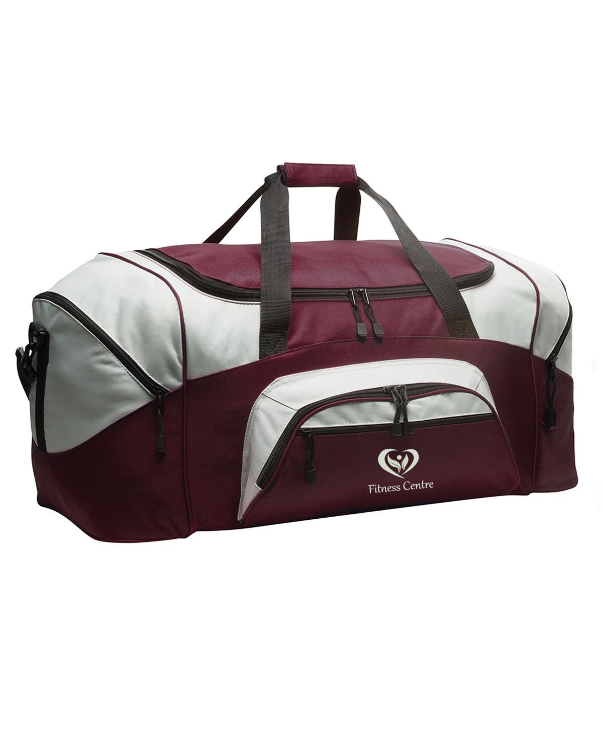 New Brand Gym Bag Duffle Bag Sports Duffel Bag in good Maroon