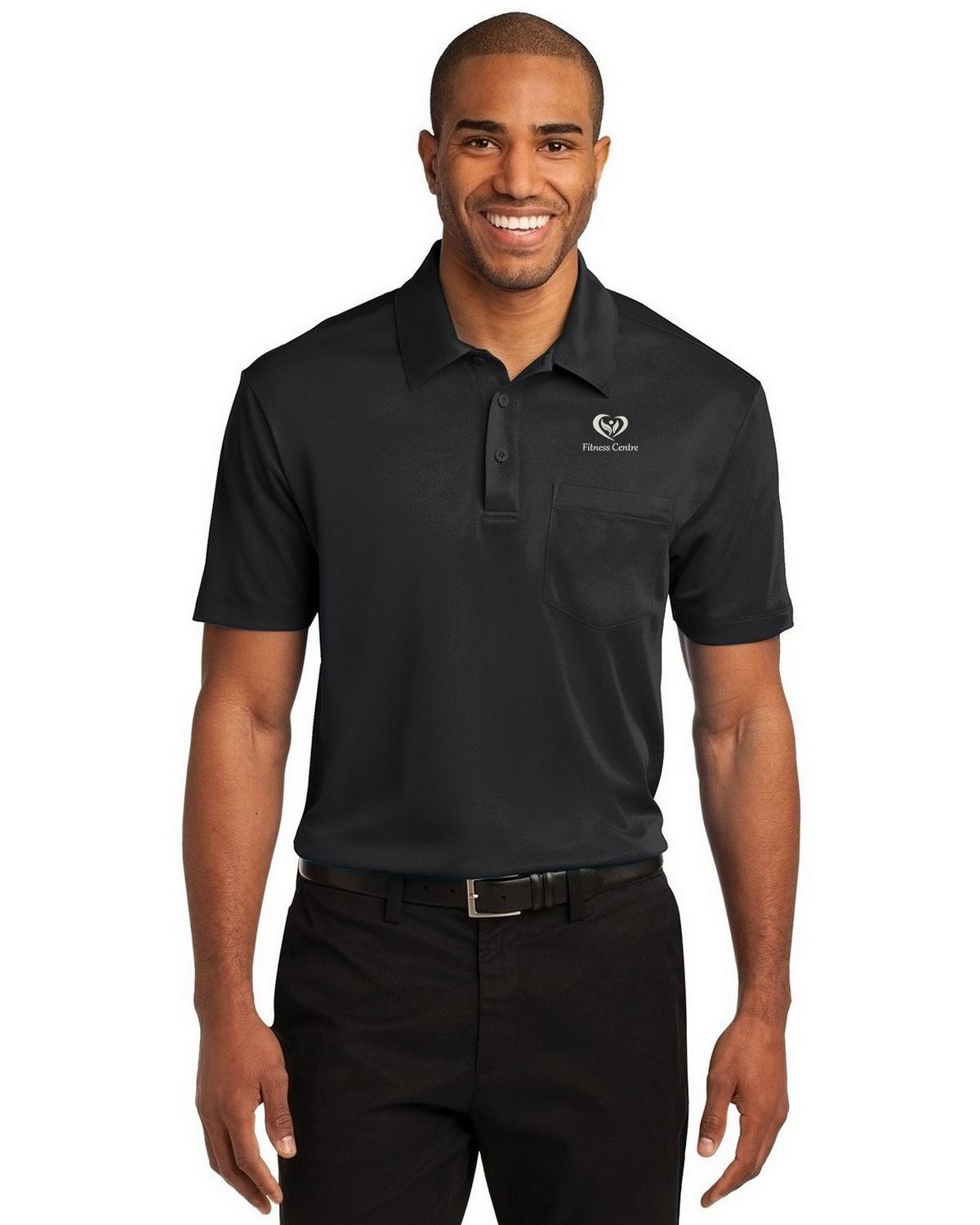 Port Authority K540P Men's Silk Touch Performance Pocket Polo