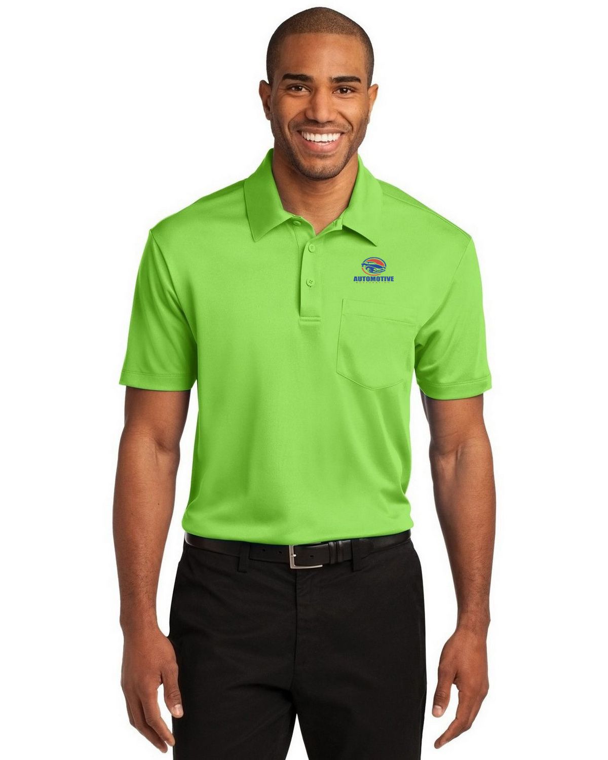 Port Authority K540P Men's Silk Touch Performance Pocket Polo