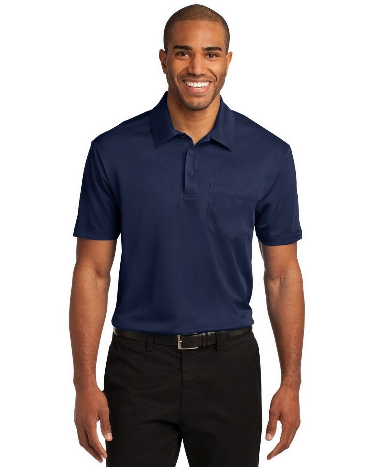 Port Authority K540P Men's Silk Touch Performance Pocket Polo