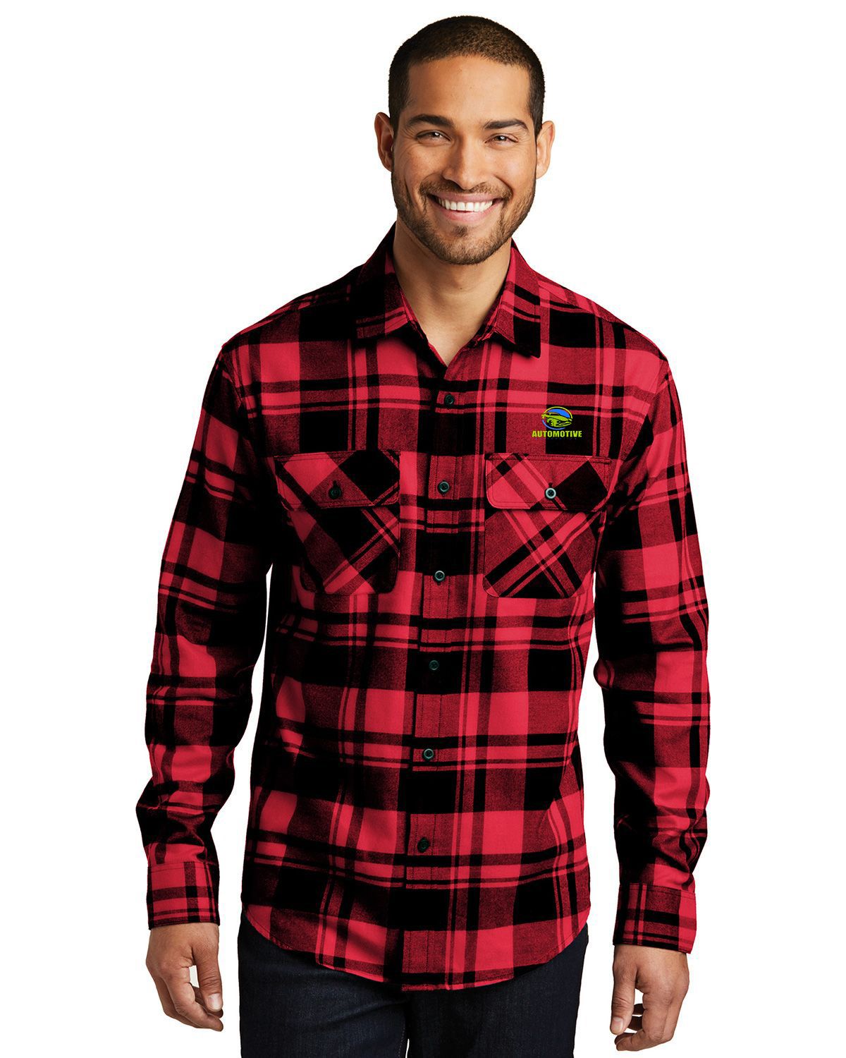 Port Authority W668 Men's Plaid Flannel Shirt