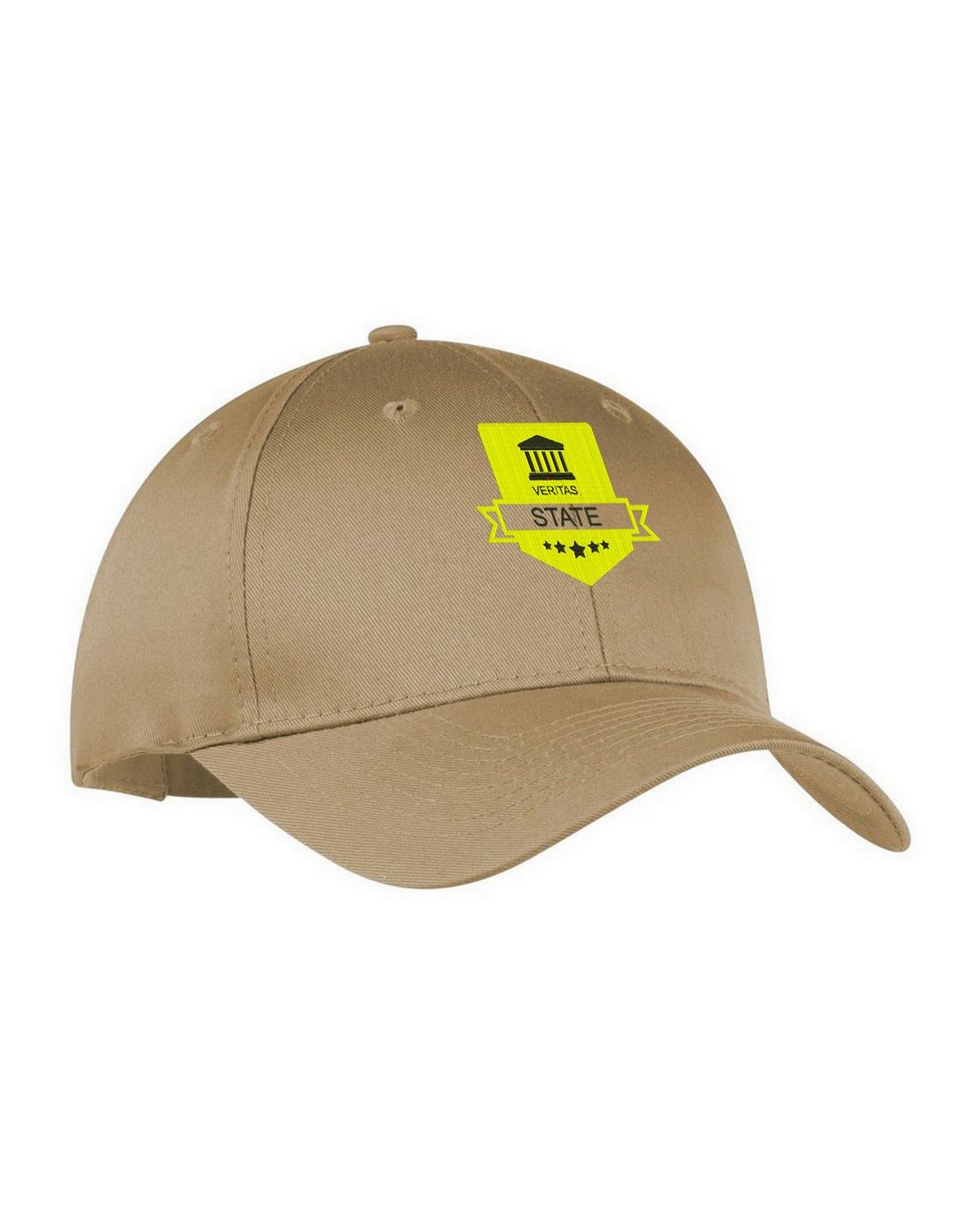 Unisex Classic Twill Cap By Port & Company - Structured Six-Panel Design With Hook & Loop Closure (CP80)