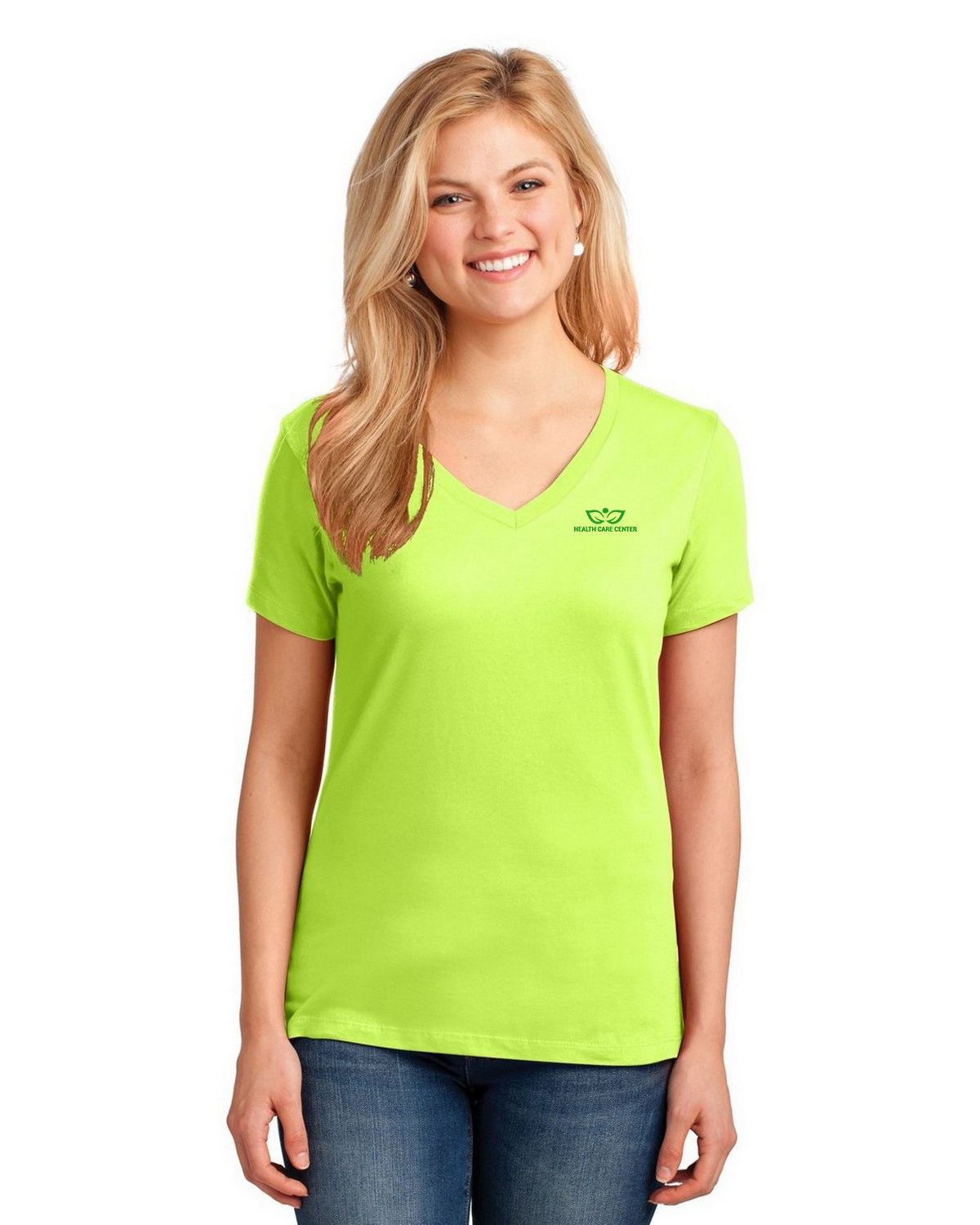 Port & Company LPC54V | Port & Company LPC54V Women's V-Neck T-Shirt