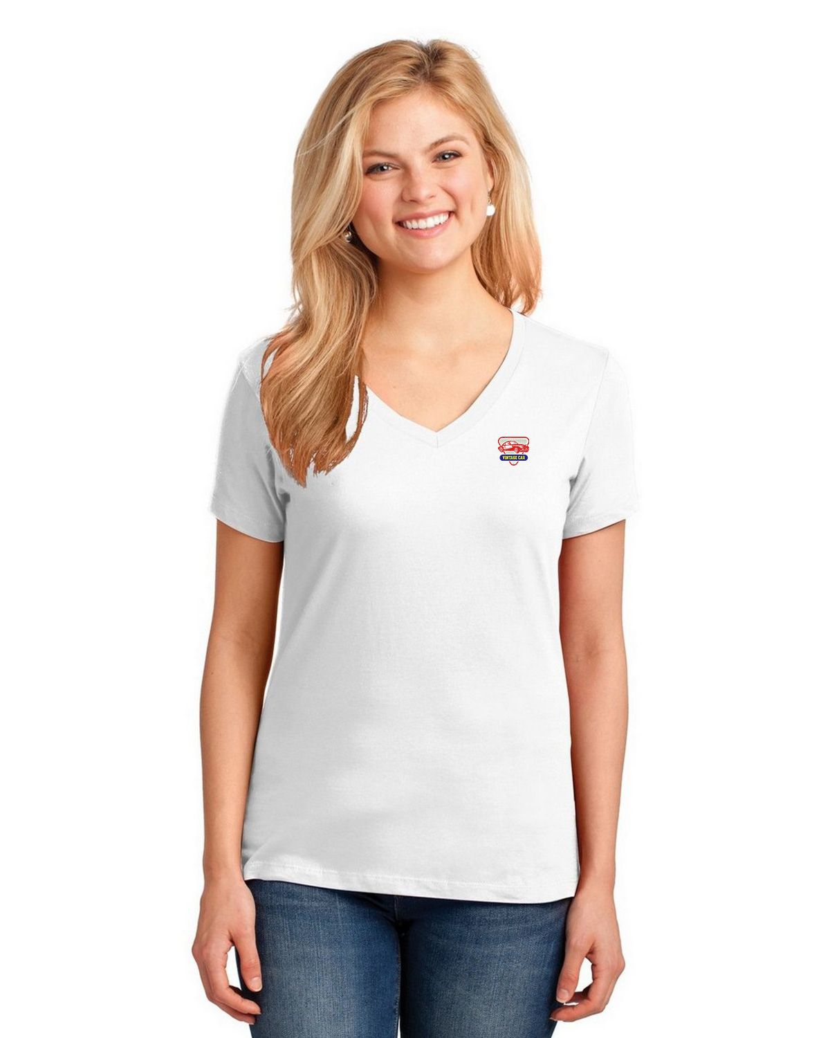 Port & Company LPC54V | Port & Company LPC54V Women's V-Neck T-Shirt