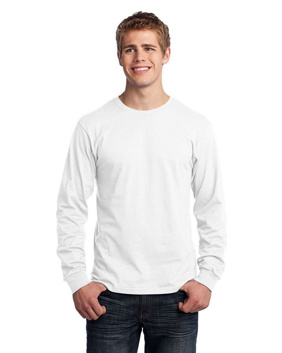 Port & Company PC54LS Men's Long-Sleeve 5.4-oz. 100% Cotton T-Shirt
