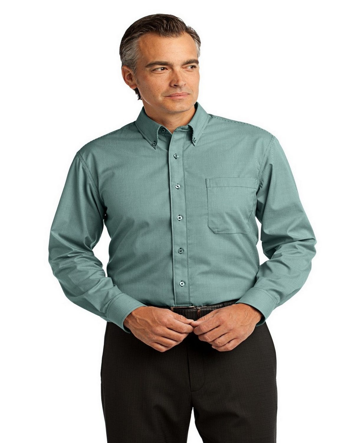 red house dress shirts Red House TLRH37 Mens Nailhead Non-Iron Long Sleeve Shirt, Deep Red - 3XL Tall