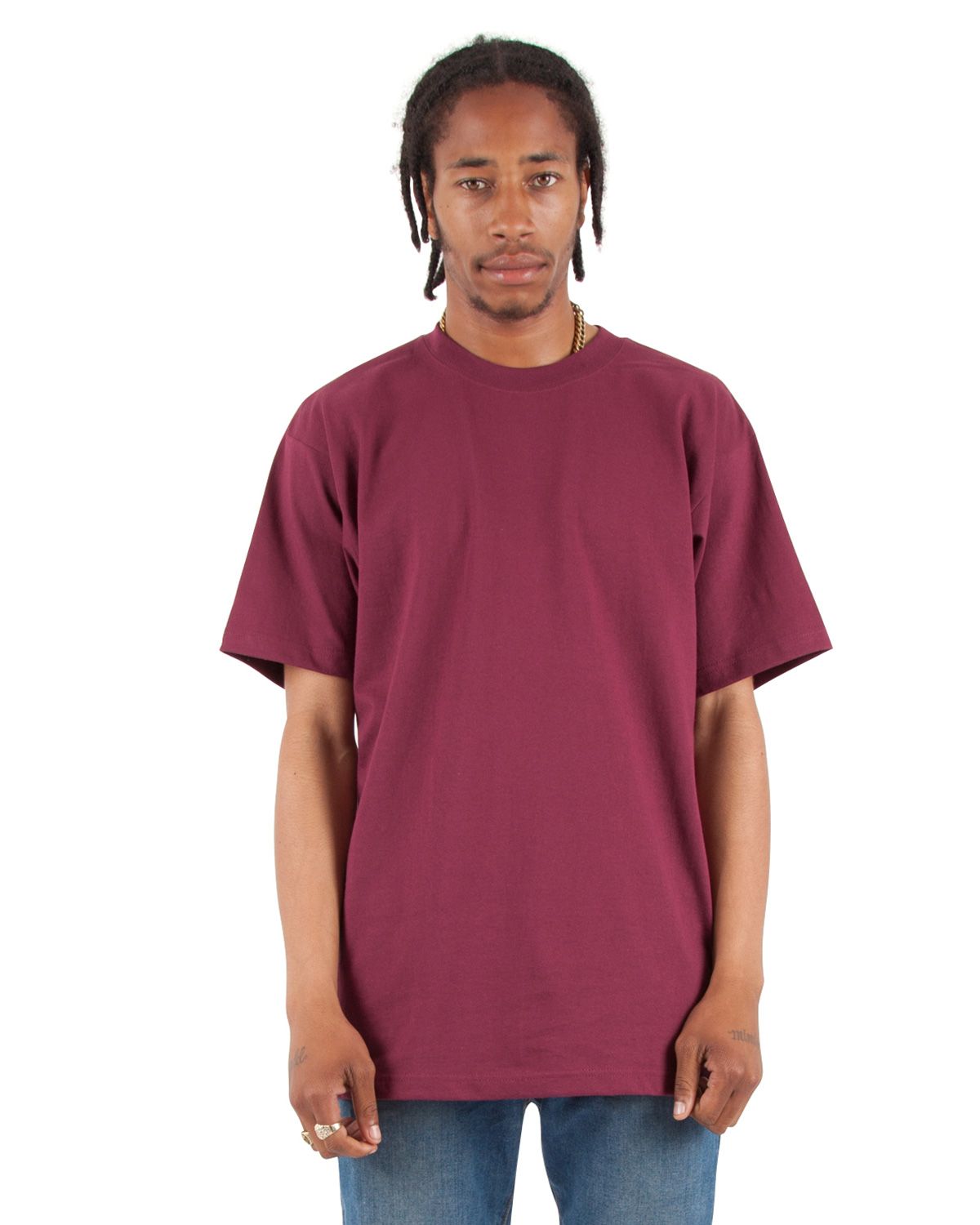 SETTO FARMS SHIRT 5分袖　サックス CORNER PRINTING | SHAKA WEAR 7.5 oz Garment Dye Drop