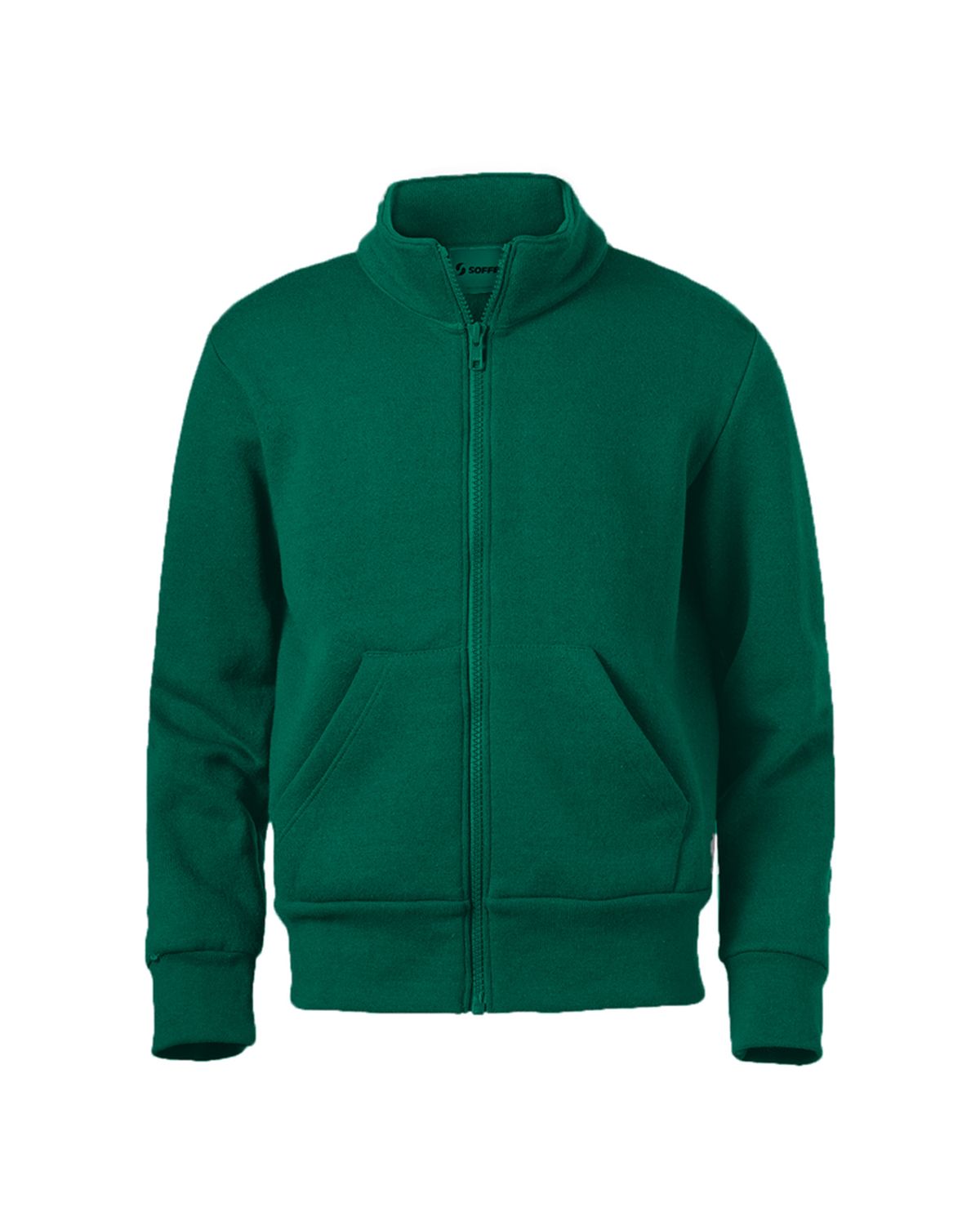 Soffe 9310B Youth Full Zip Mock Neck Sweatshirt