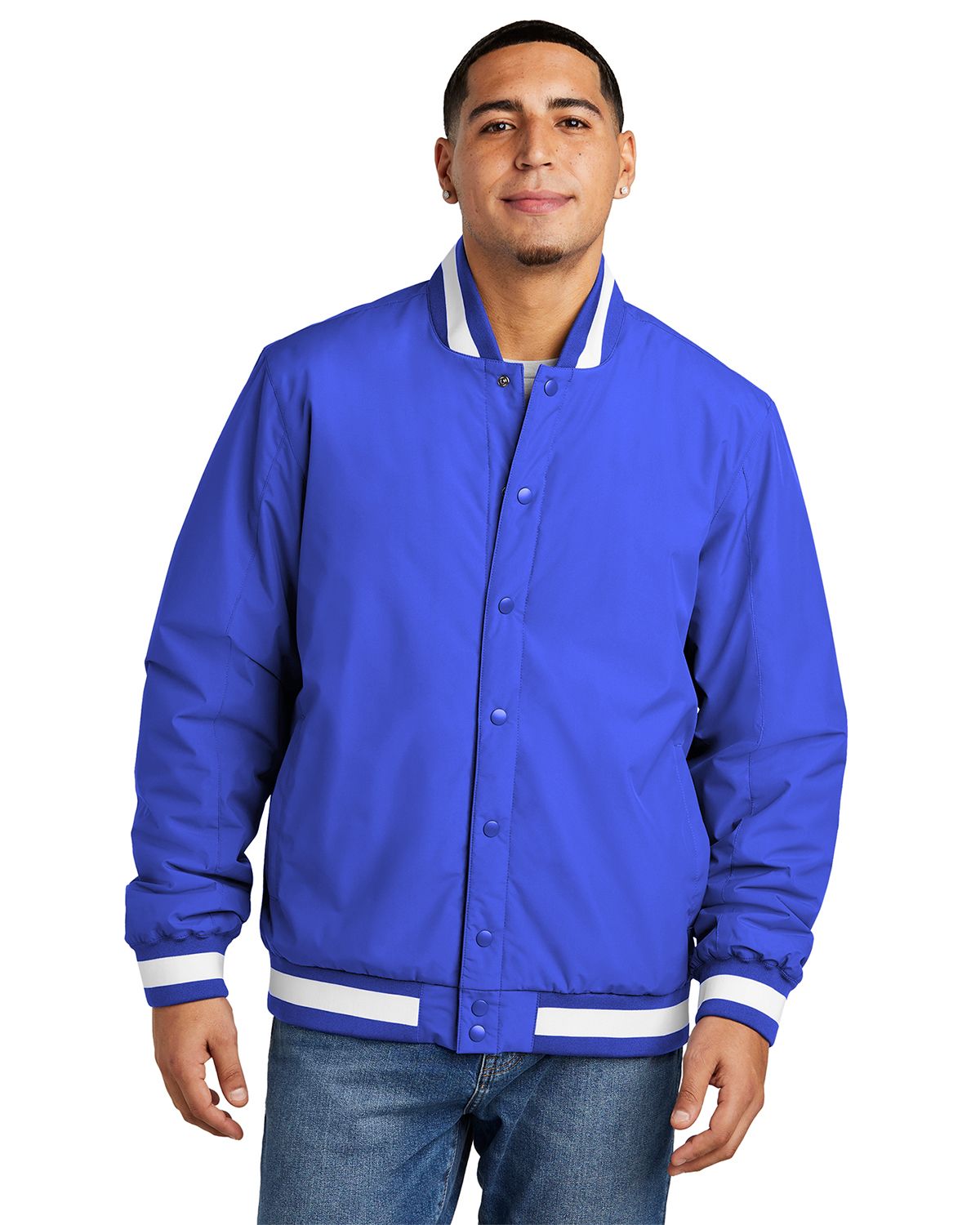 Sport-Tek JST58 Men's Insulated Varsity Jacket