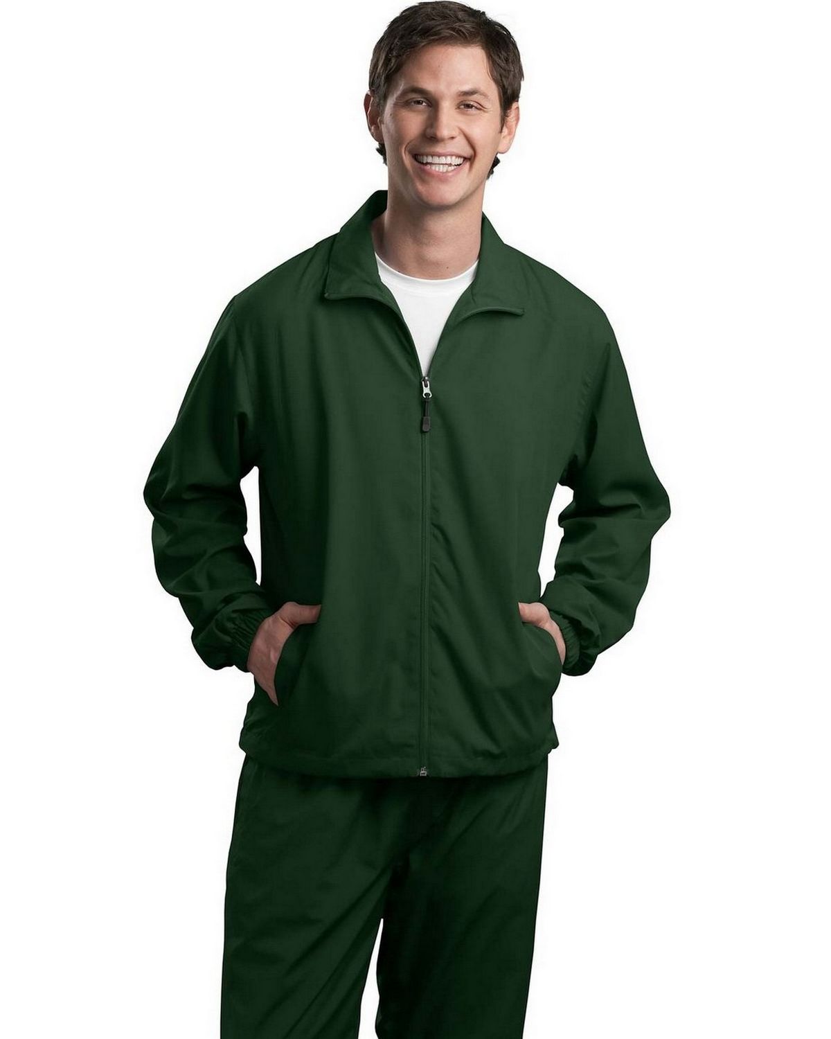 Sport-Tek JST70 Men's Full-Zip Wind Jacket